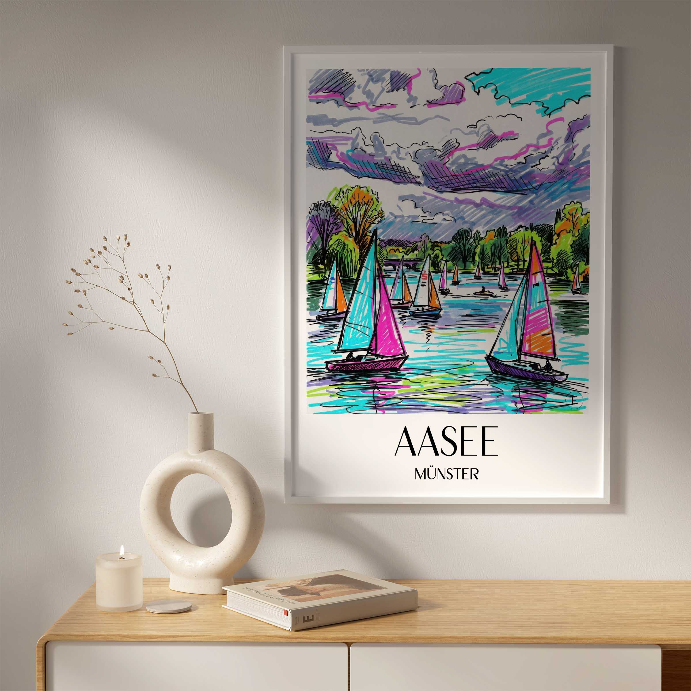 aasee-münster-deutschland-poster-graffiti