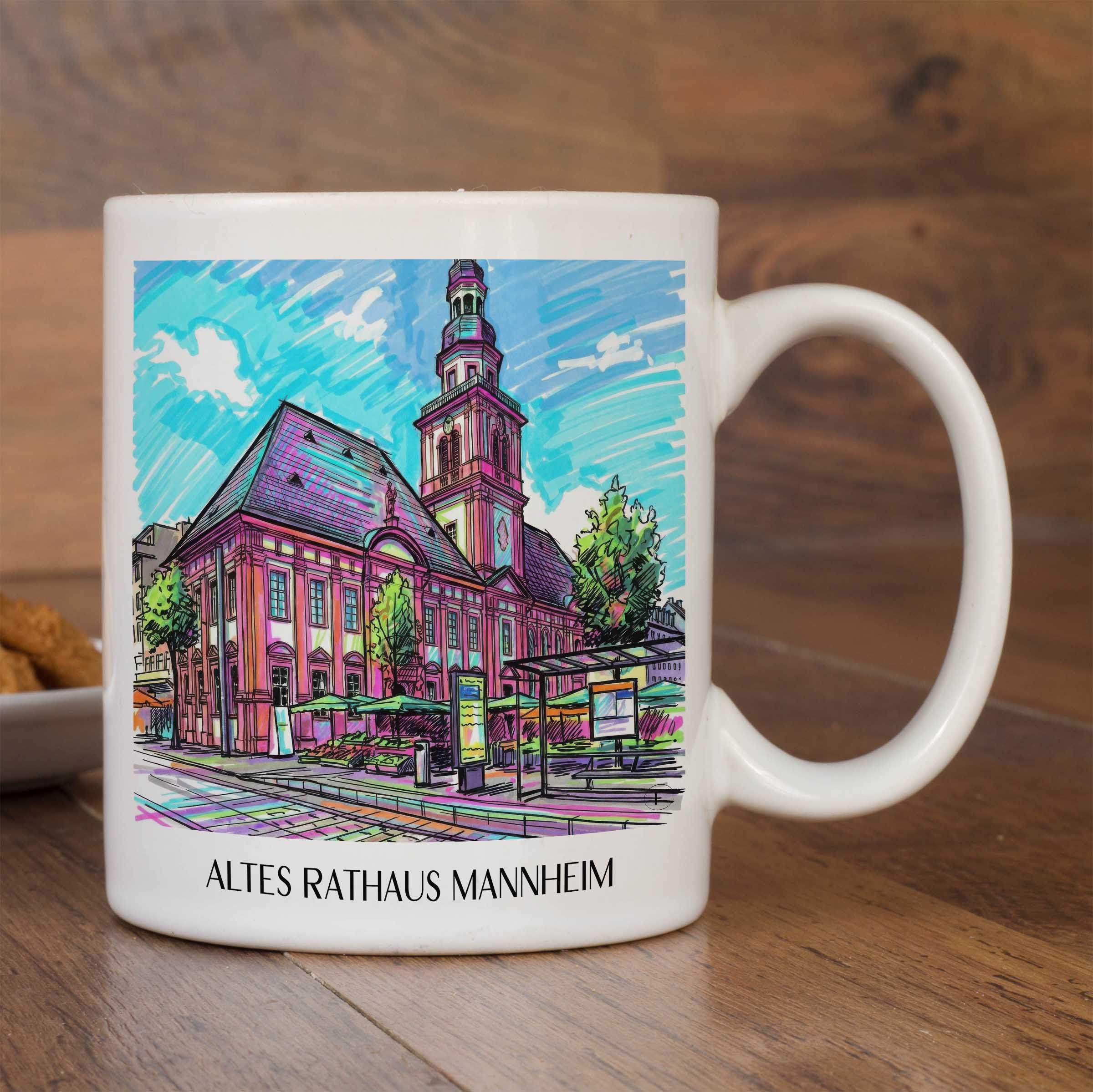 altes-rathaus-mannheim-deutschland-kaffeebecher-graffiti