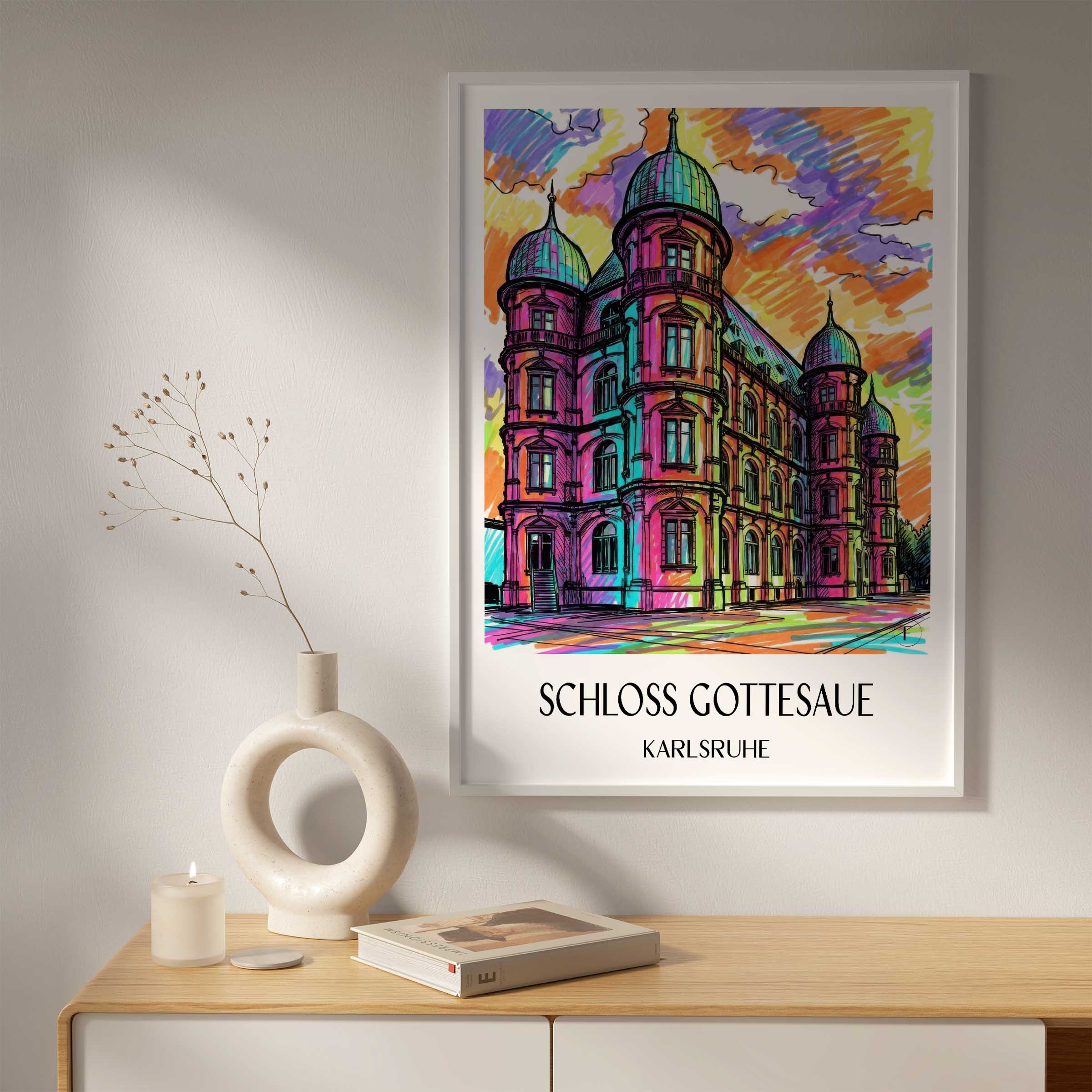 schloss-gottesaue-karlsruhe-deutschland-poster-graffiti