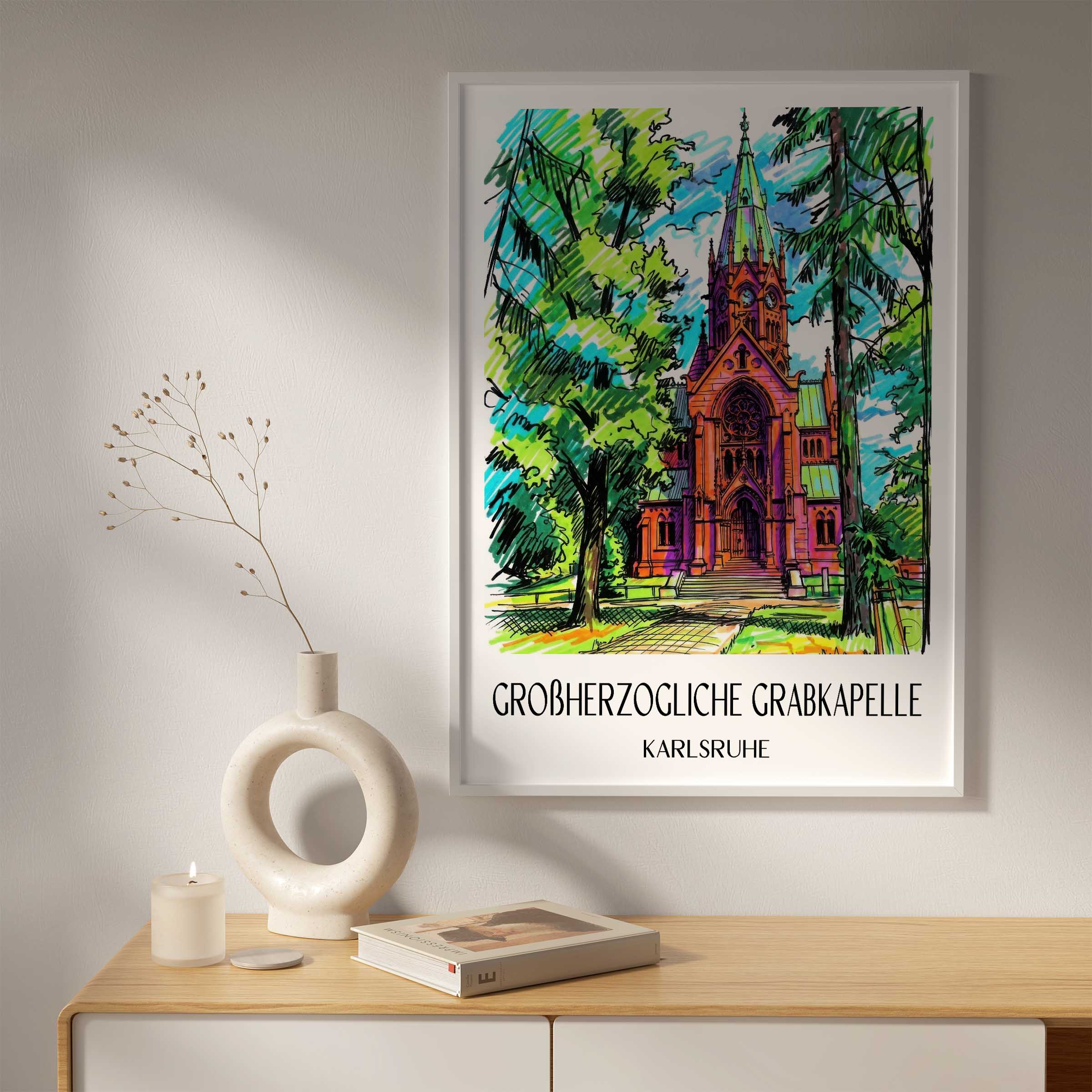 großherzogliche-grabkapelle-karlsruhe-deutschland-poster-graffiti