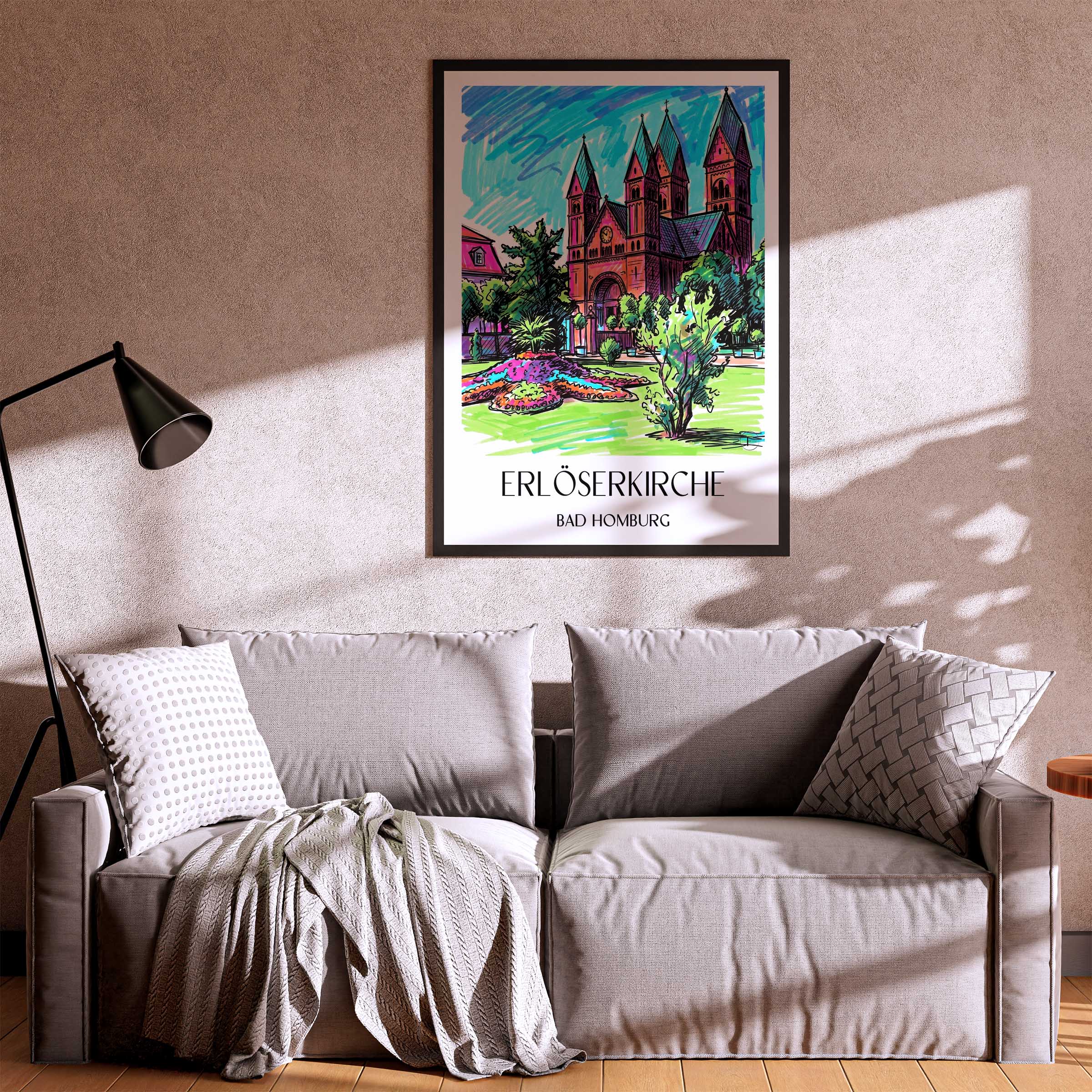 erlöserkirche-bad-homburg-deutschland-poster-graffiti
