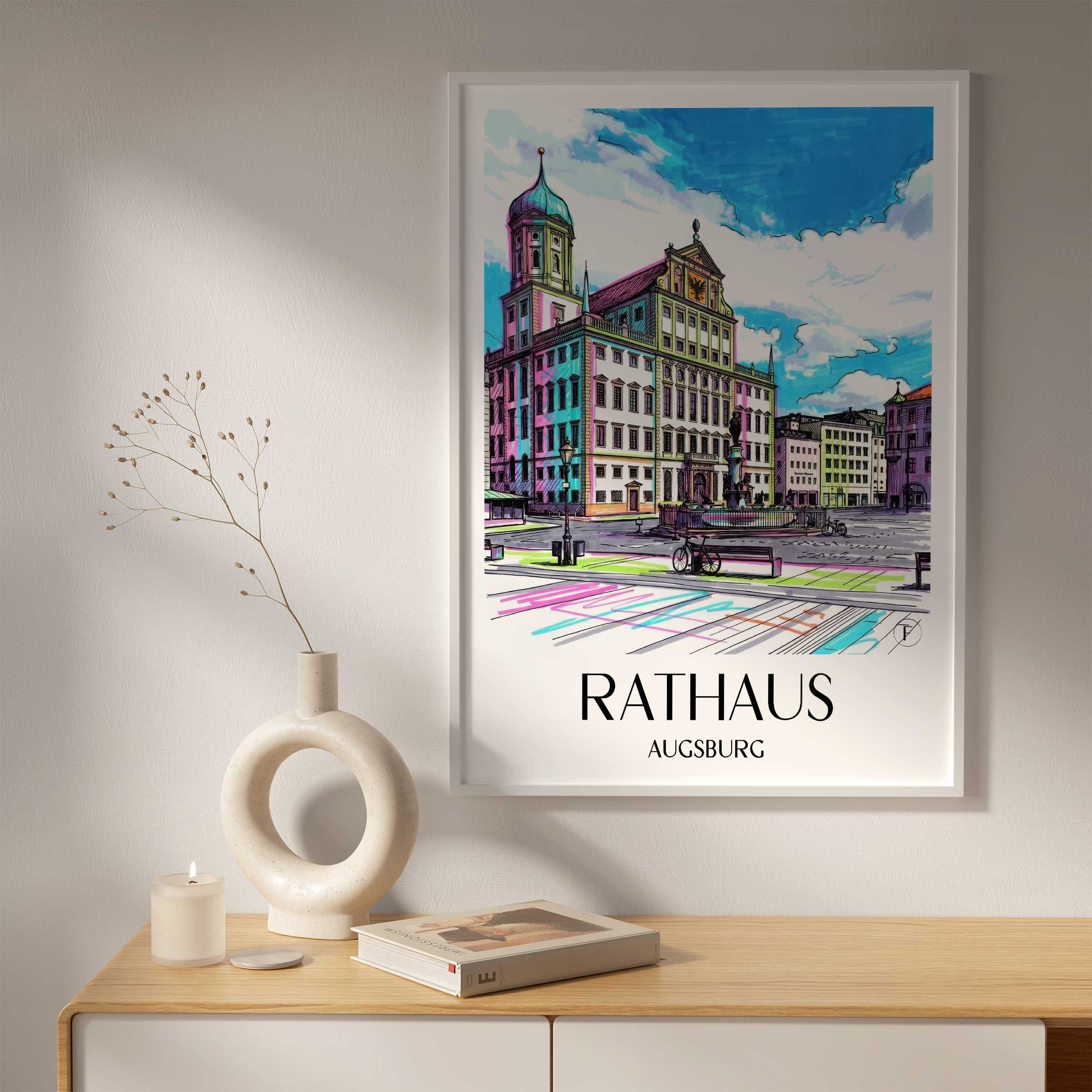 rathaus-augsburg-deutschland-poster-graffiti