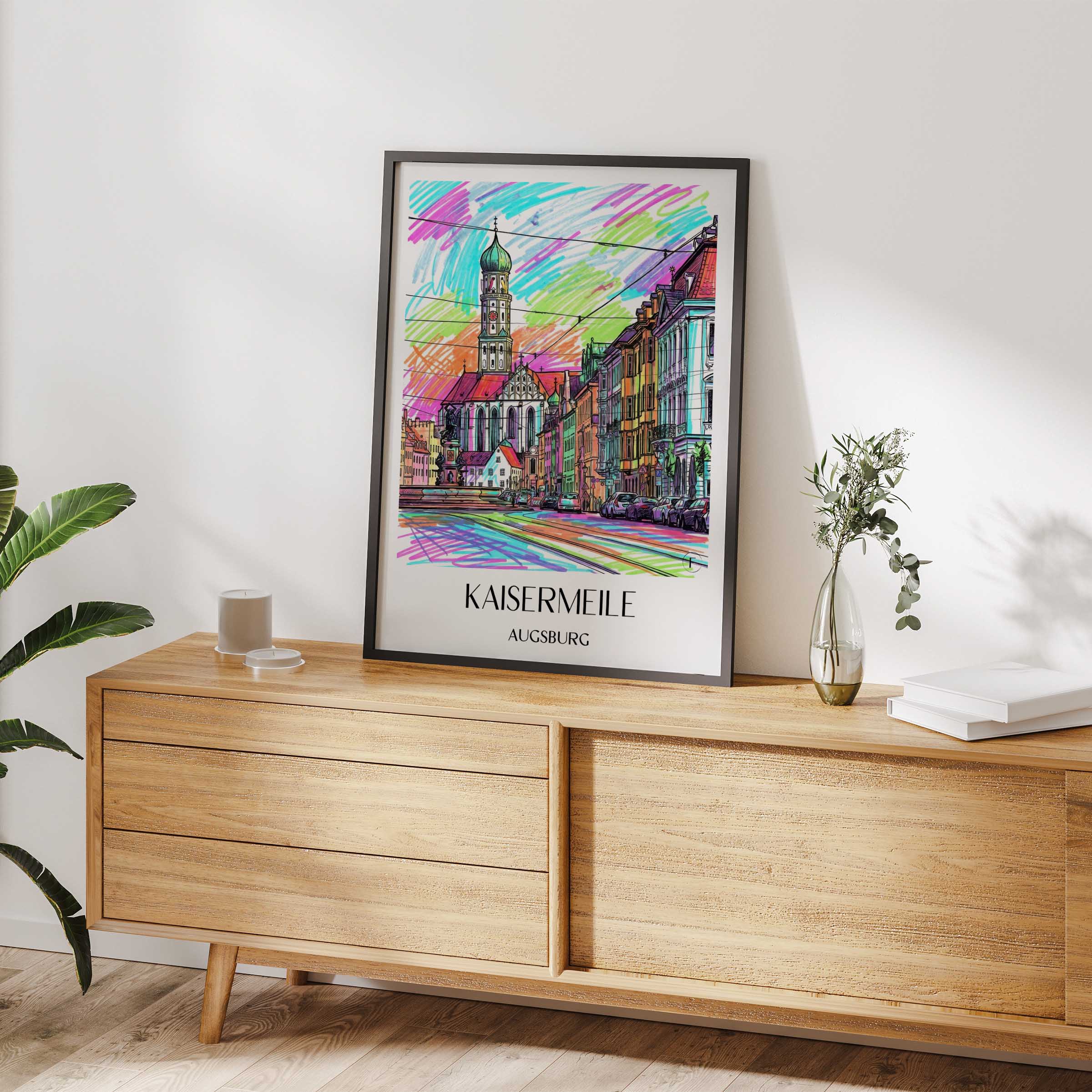 kaisermeile-augsburg-deutschland-poster-graffiti