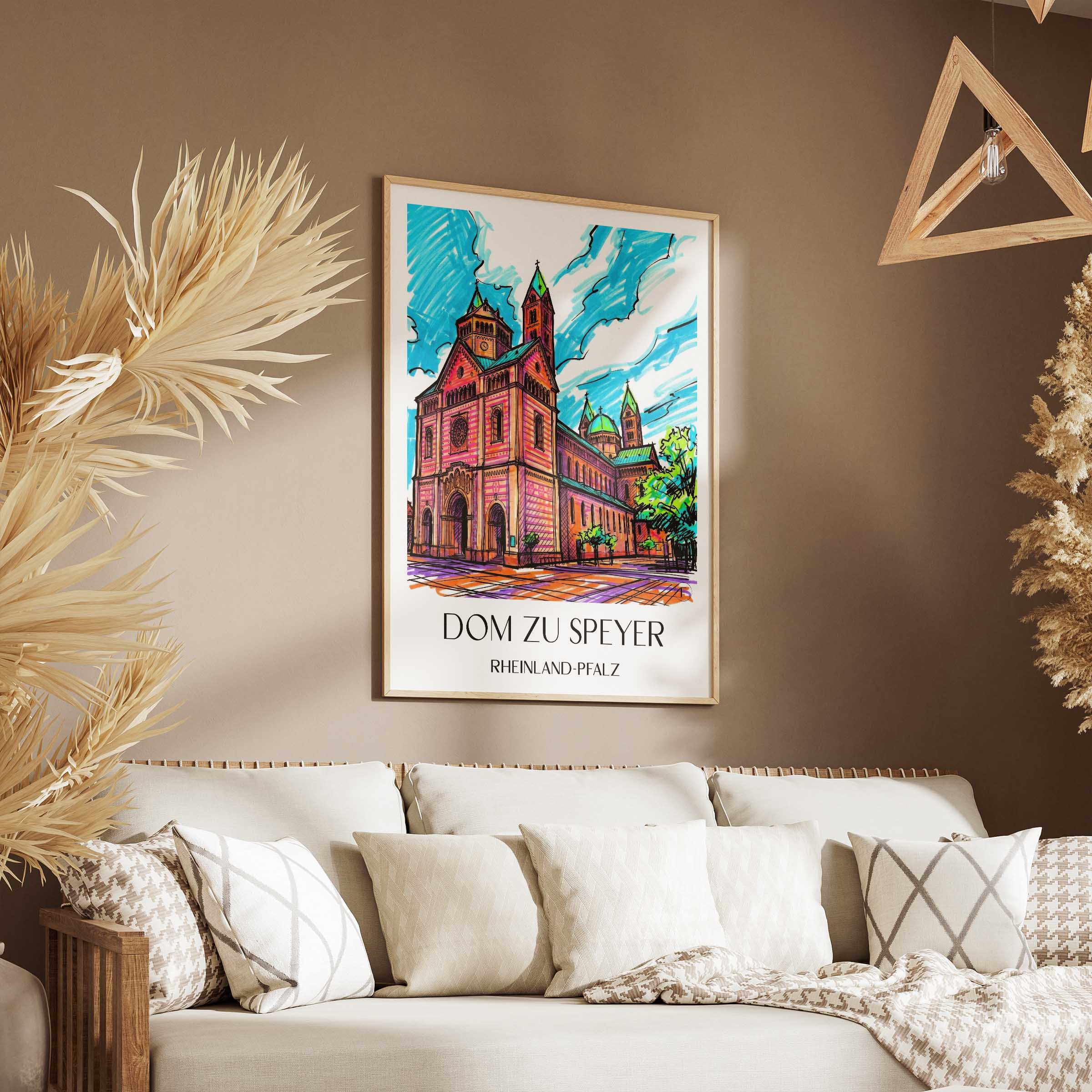 dom-zu-speyer-rheinland-pfalz-deutschland-poster-graffiti