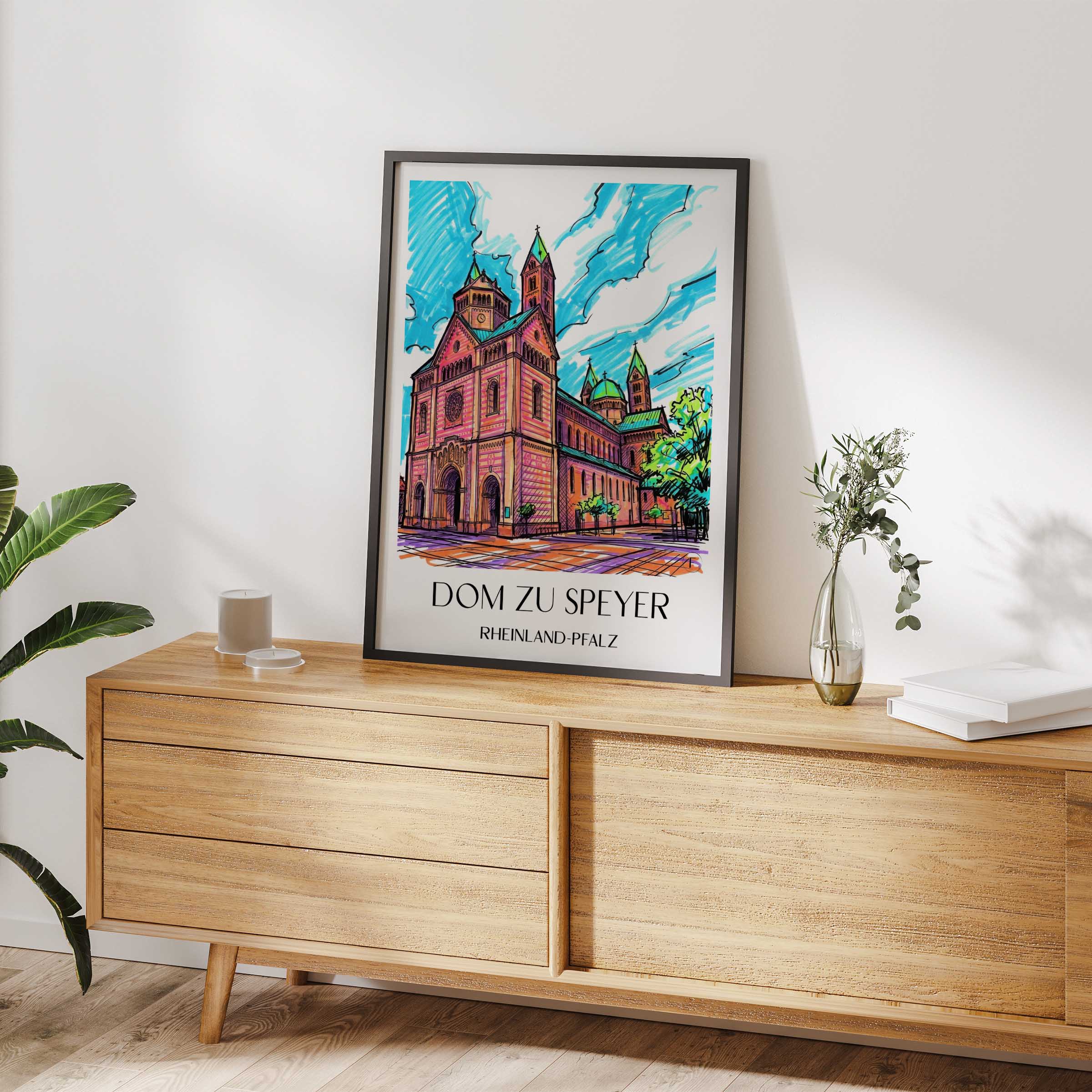 dom-zu-speyer-rheinland-pfalz-deutschland-poster-graffiti