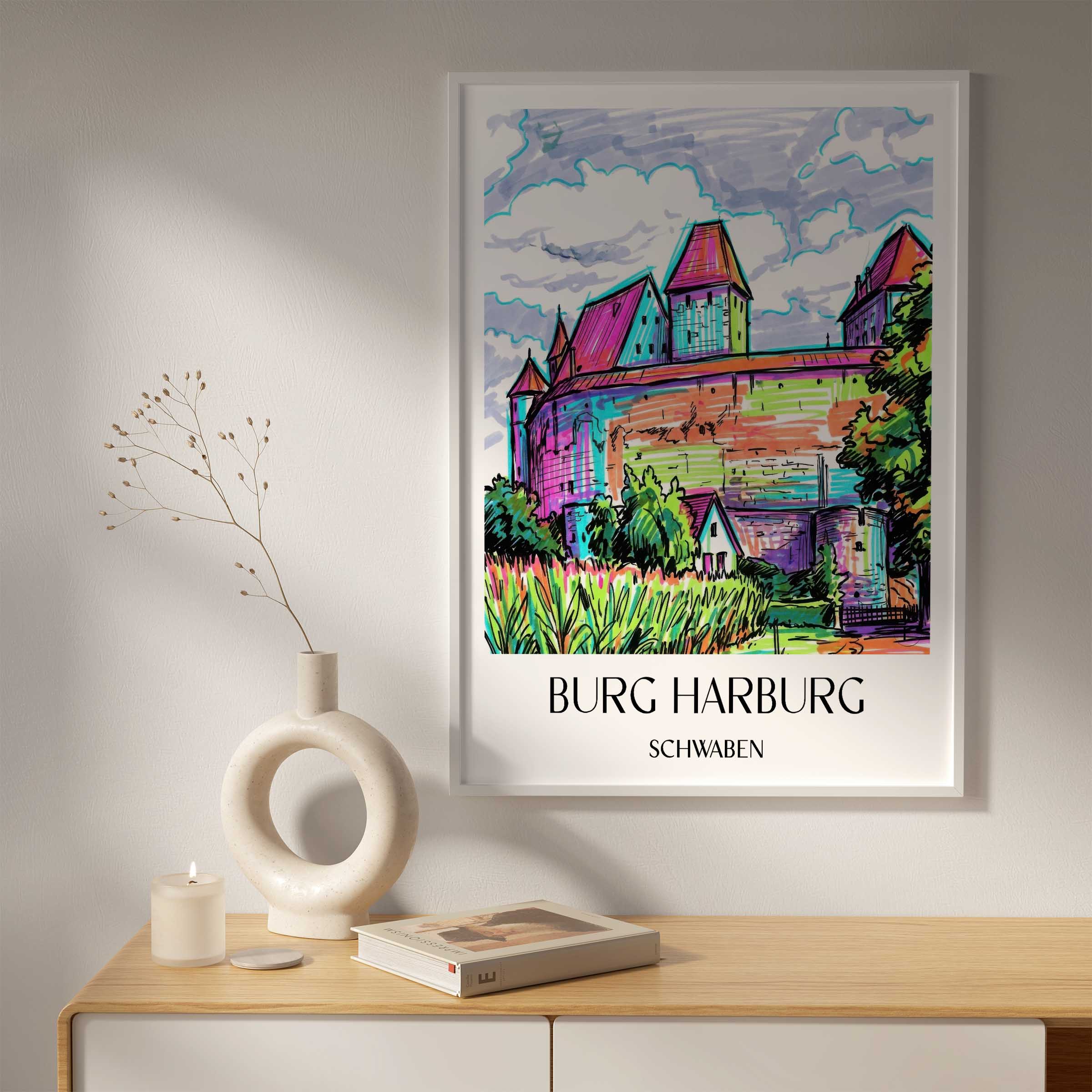 burg-harburg-schwaben-deutschland-poster-graffiti