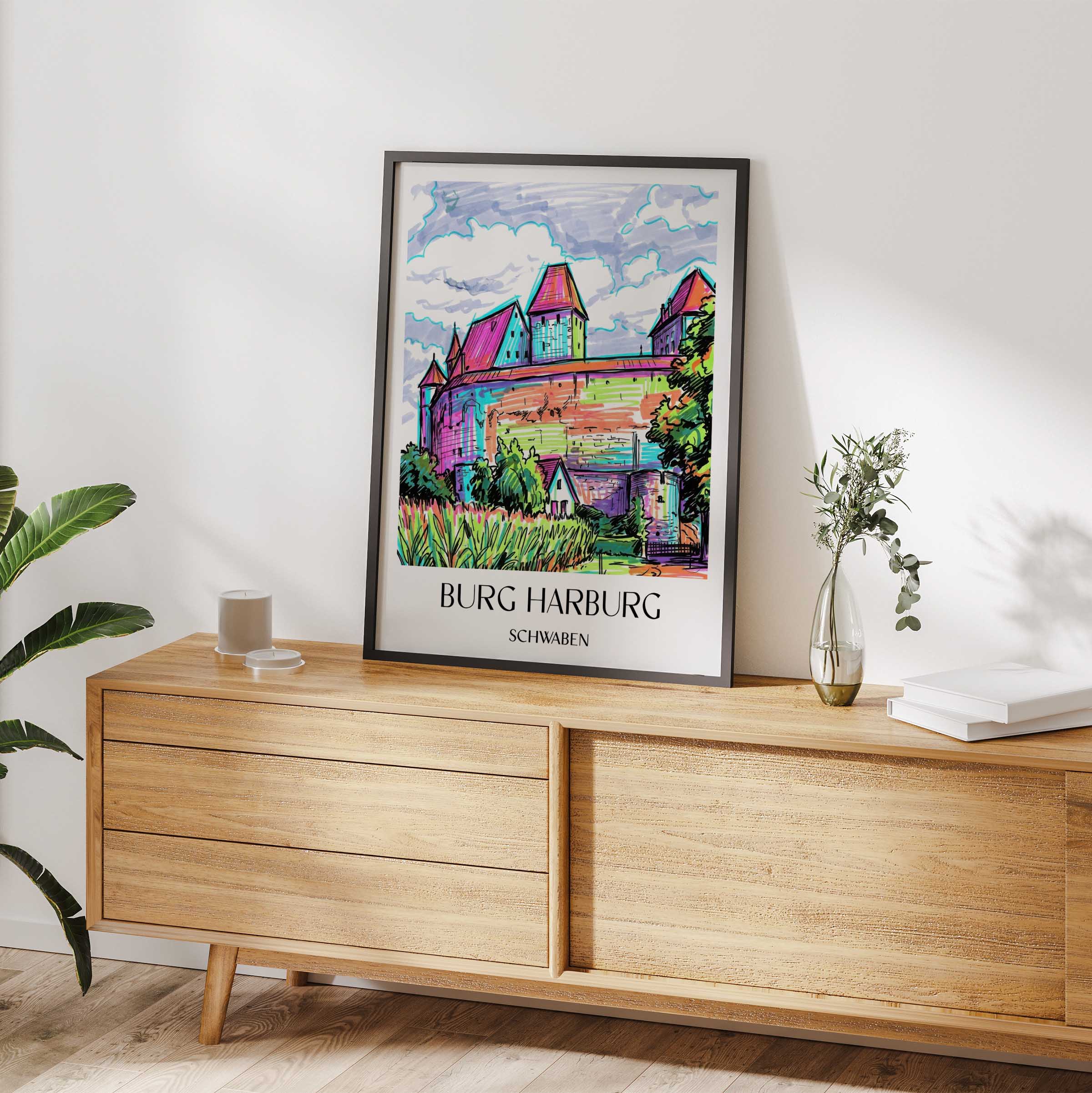 burg-harburg-schwaben-deutschland-poster-graffiti