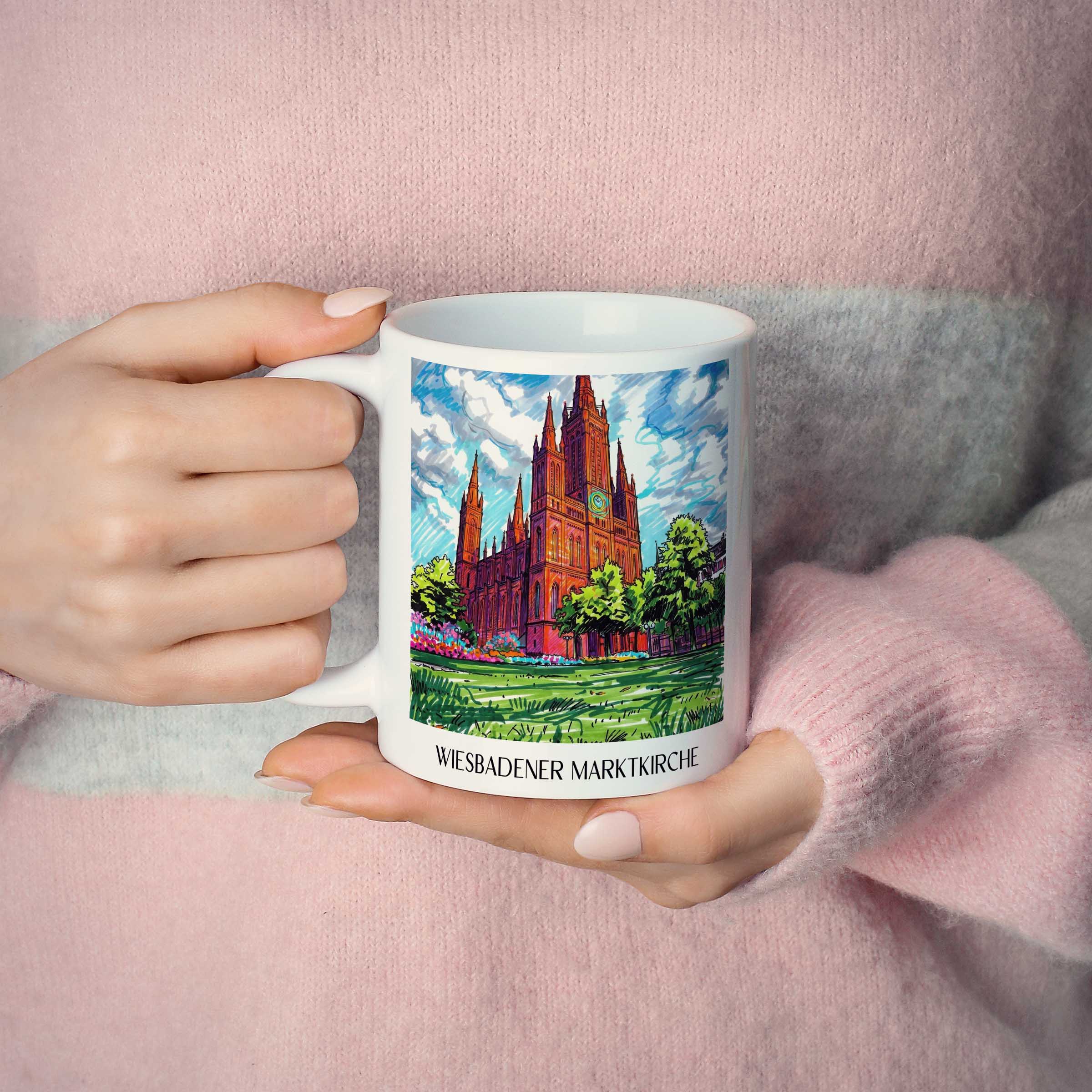 marktkirche-wiesbaden-deutschland-kaffeebecher-graffiti