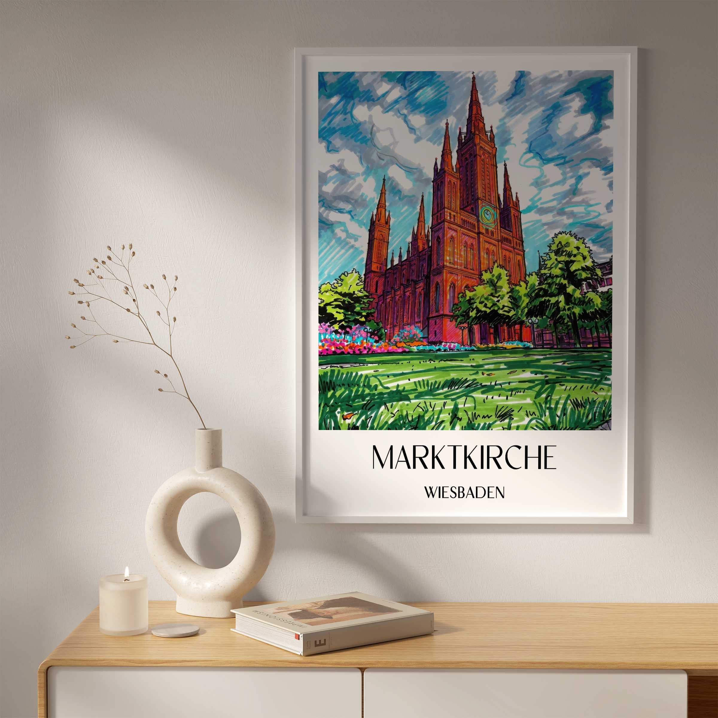 marktkirche-wiesbaden-deutschland-poster-graffiti