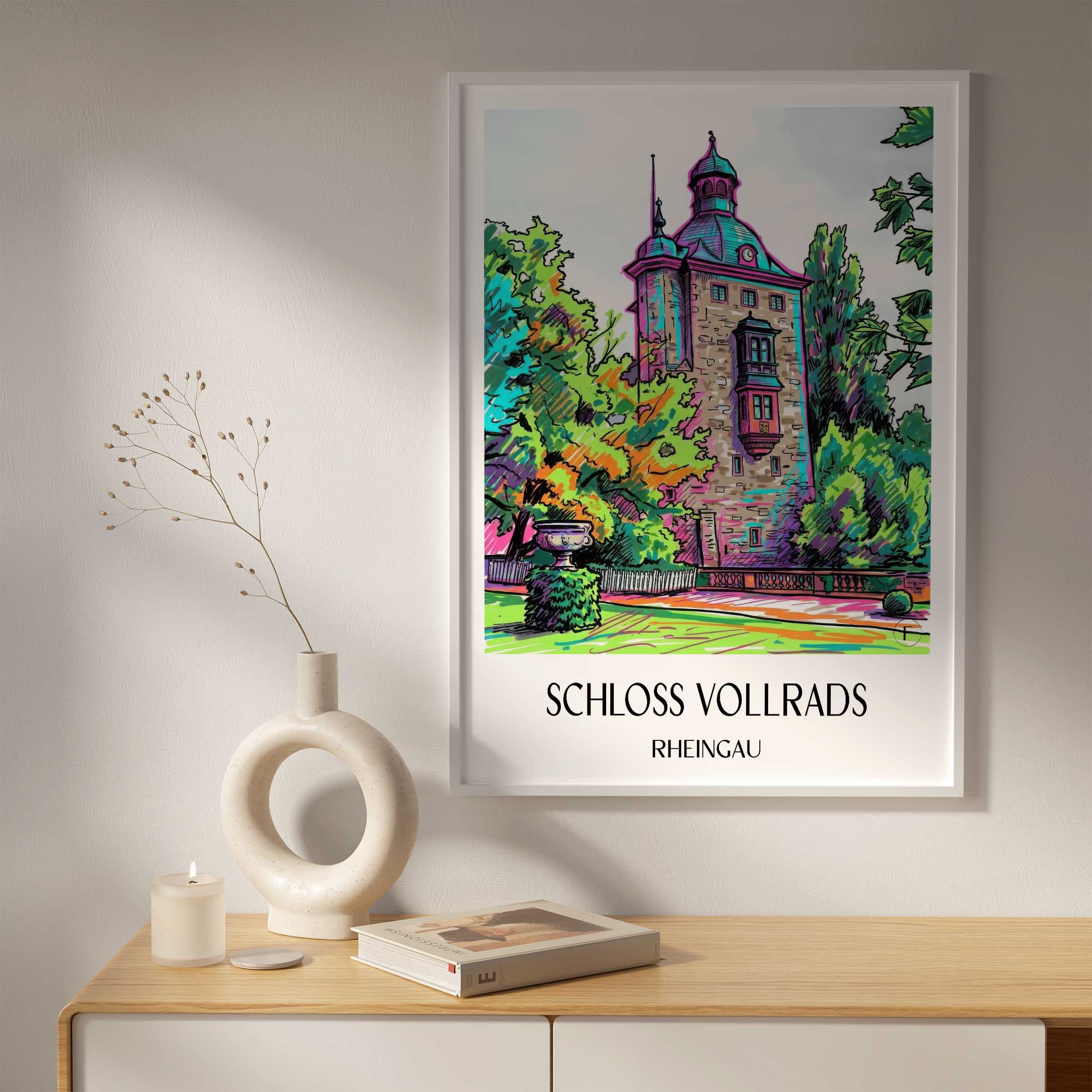 schloss-vollrads-rheingau-deutschland-poster-graffiti
