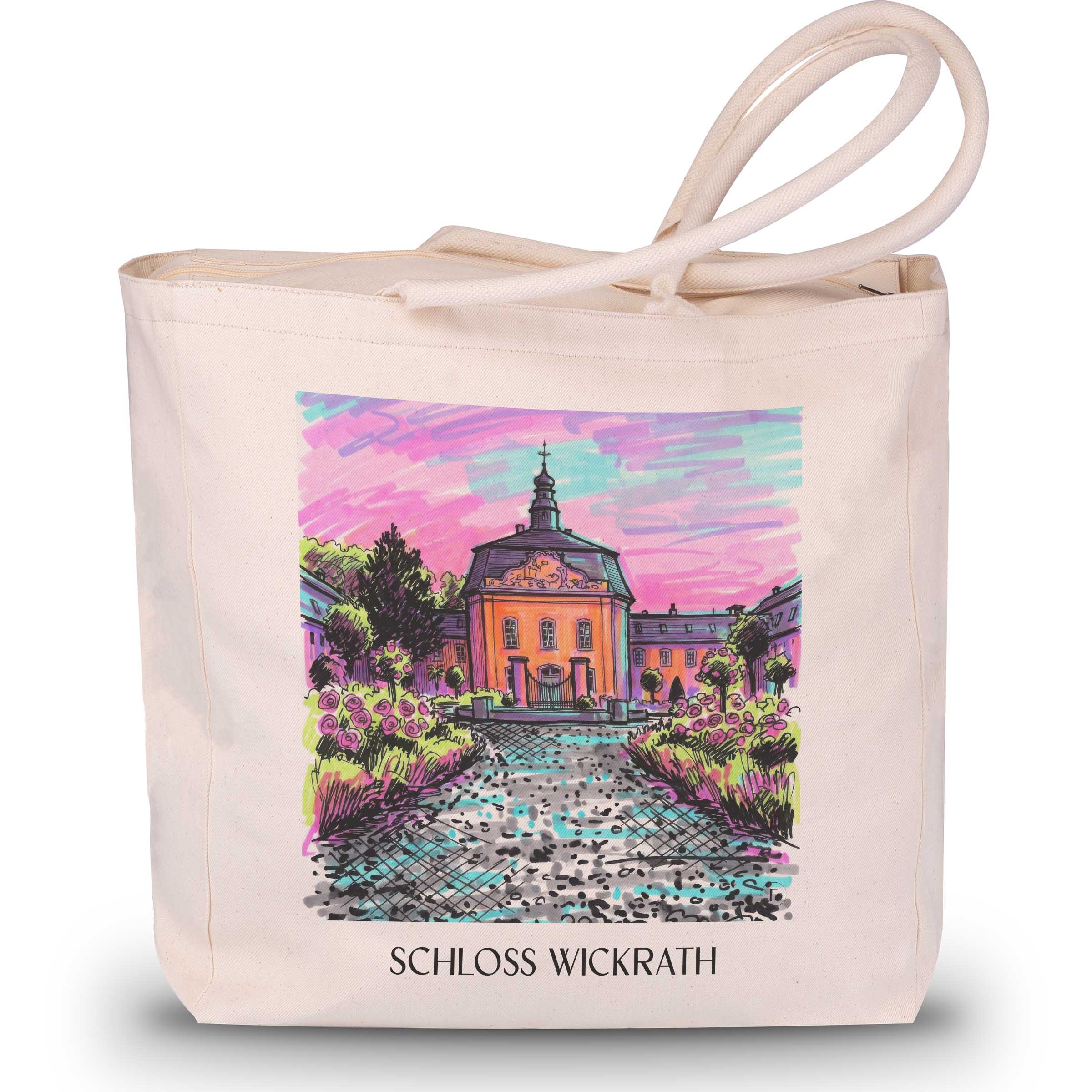 schloss-wickrath-möchengladbach-deutschland-einkaufstasche-graffiti