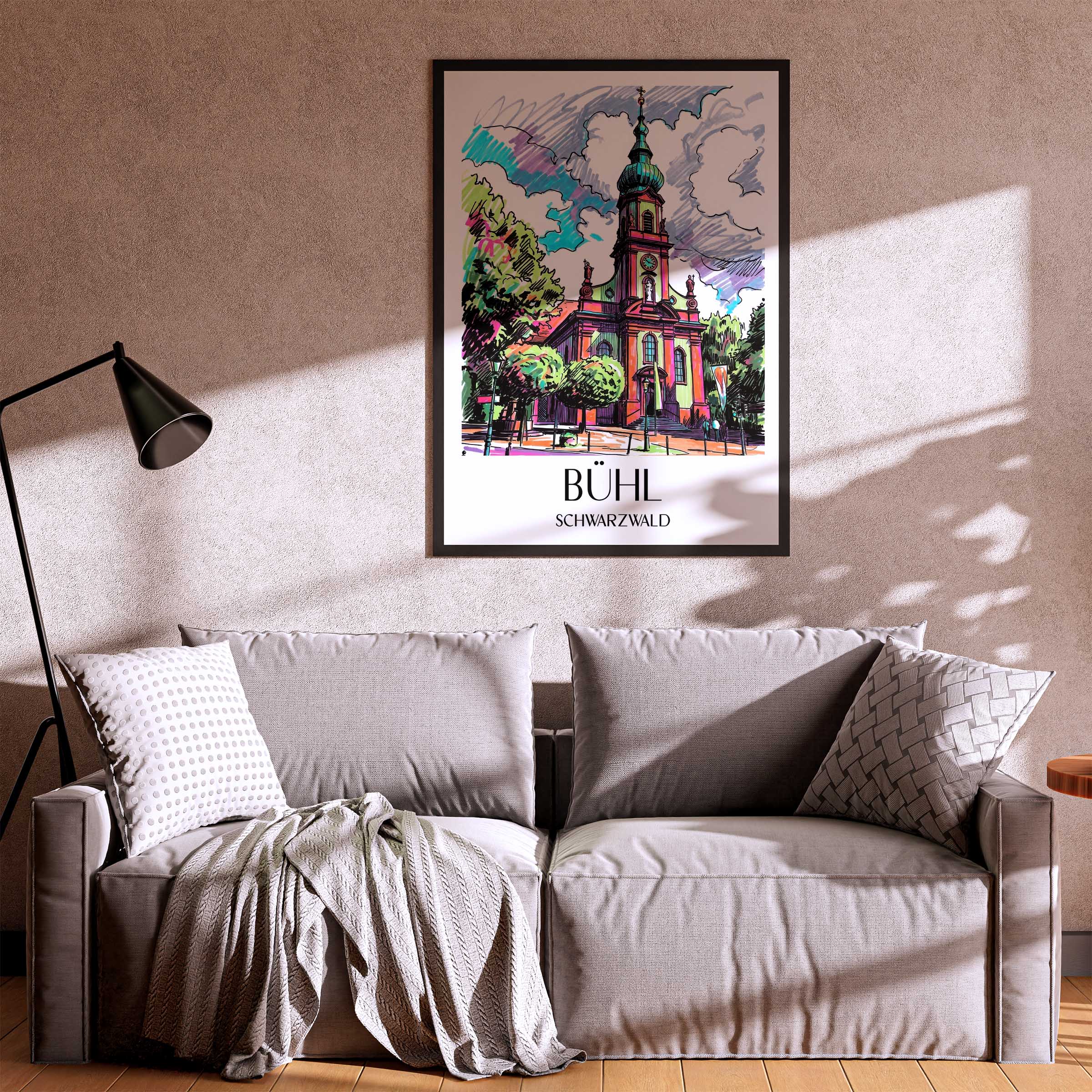 bühl-schwarzwald-deutschland-poster-graffiti