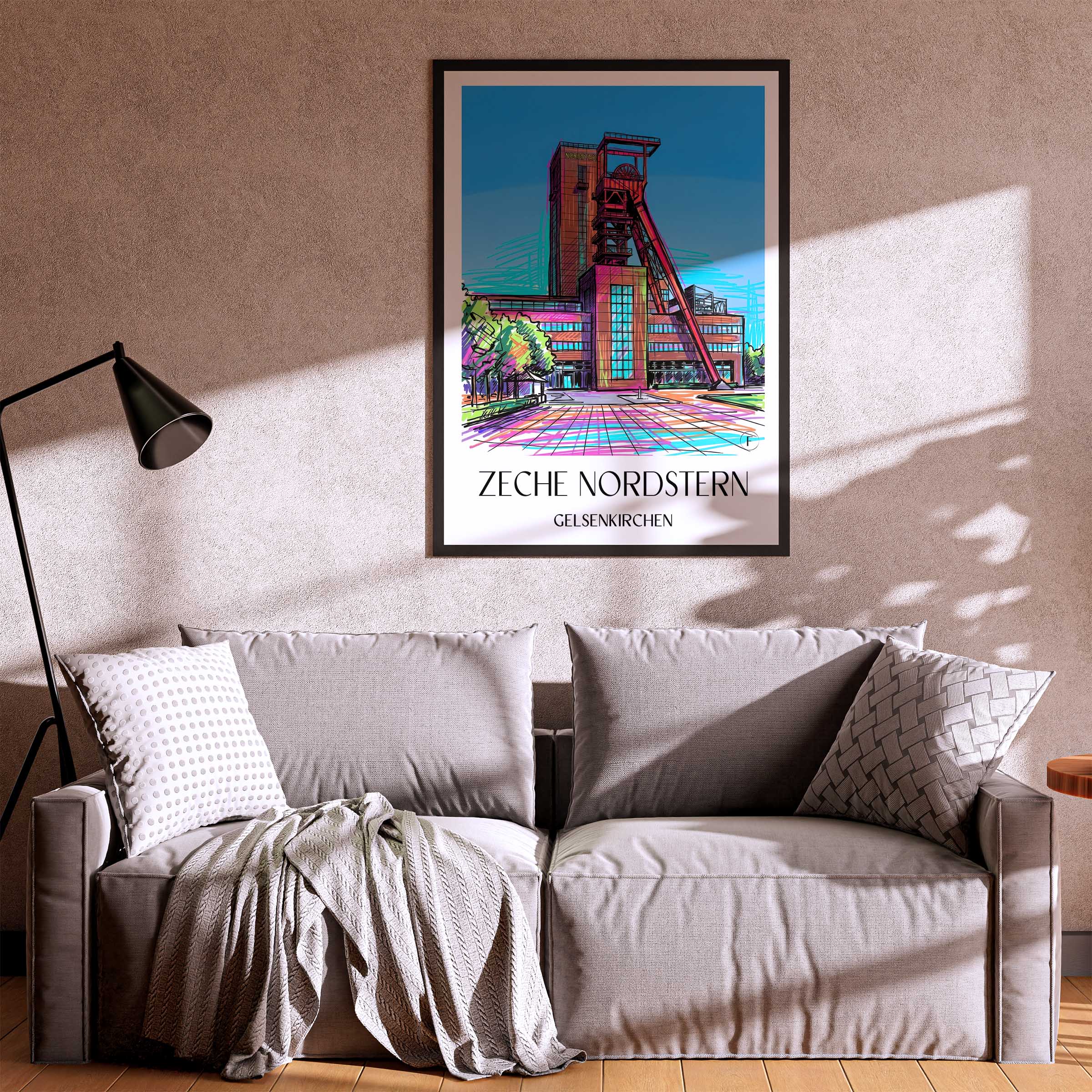 zeche-nordstern-gelsenkirchen-deutschland-poster-graffiti