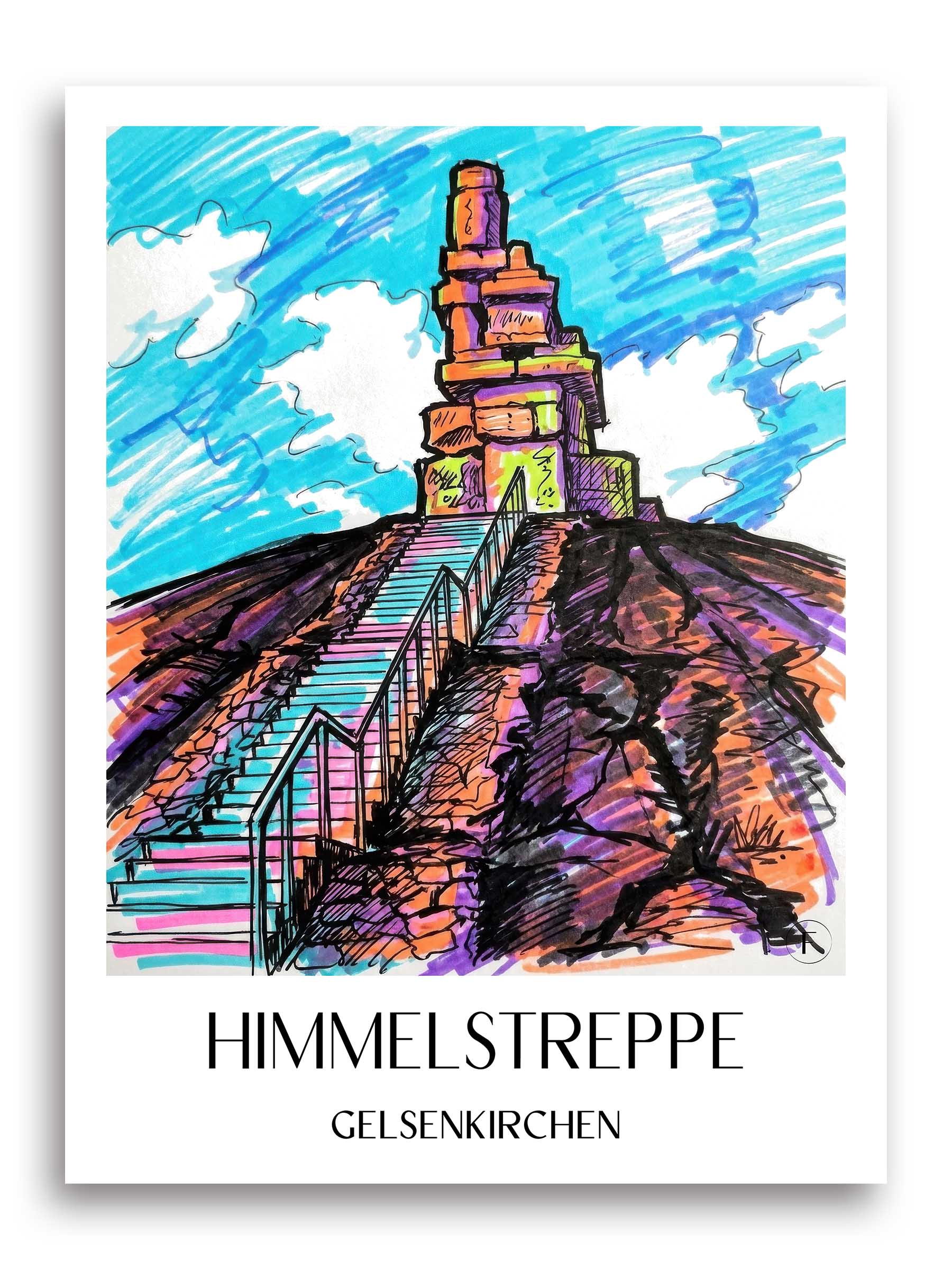 himmelstreppe-gelsenkirchen-deutschland-poster-graffiti