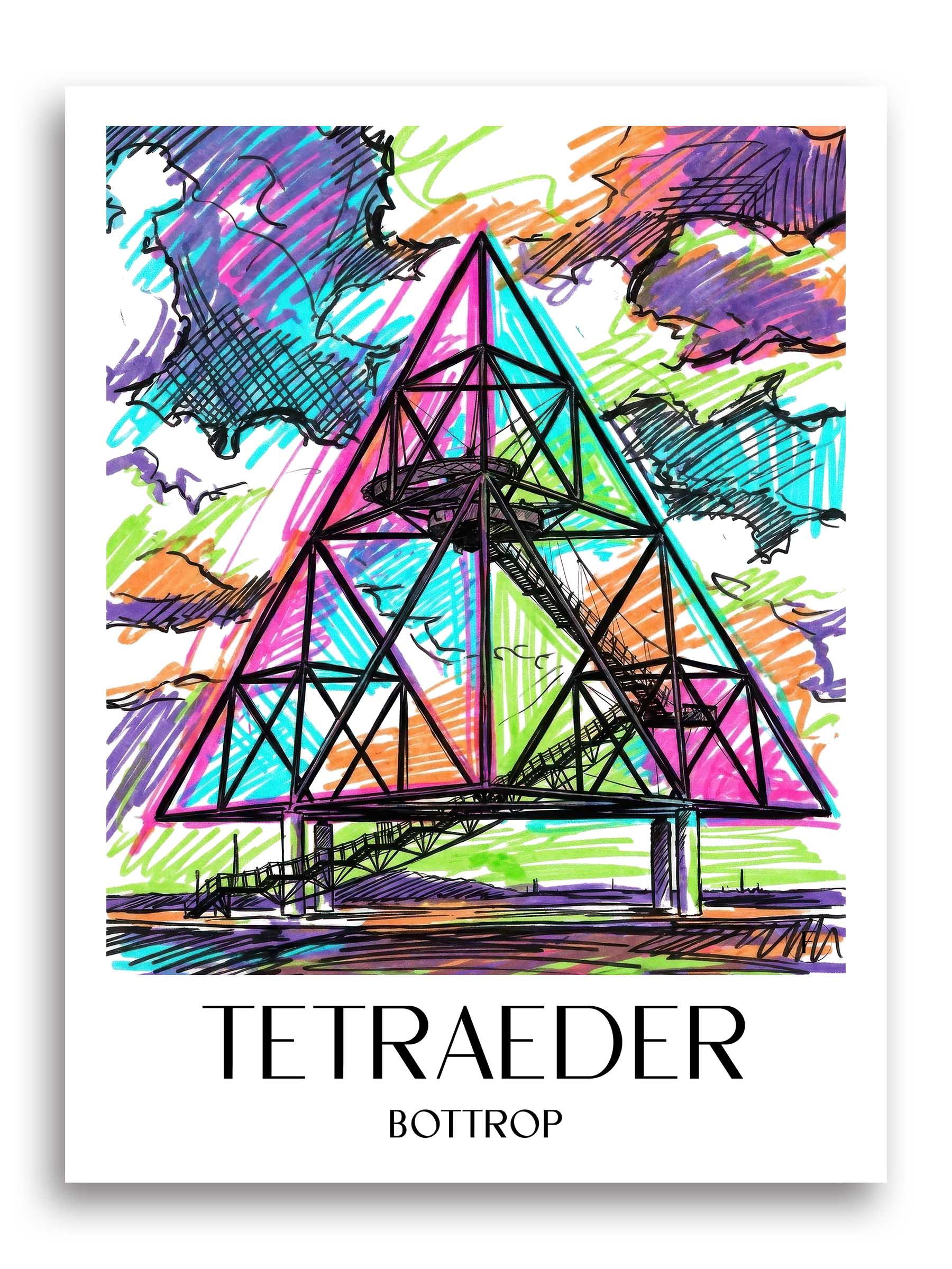 tetraeder-bottrop-deutschland-poster-graffiti