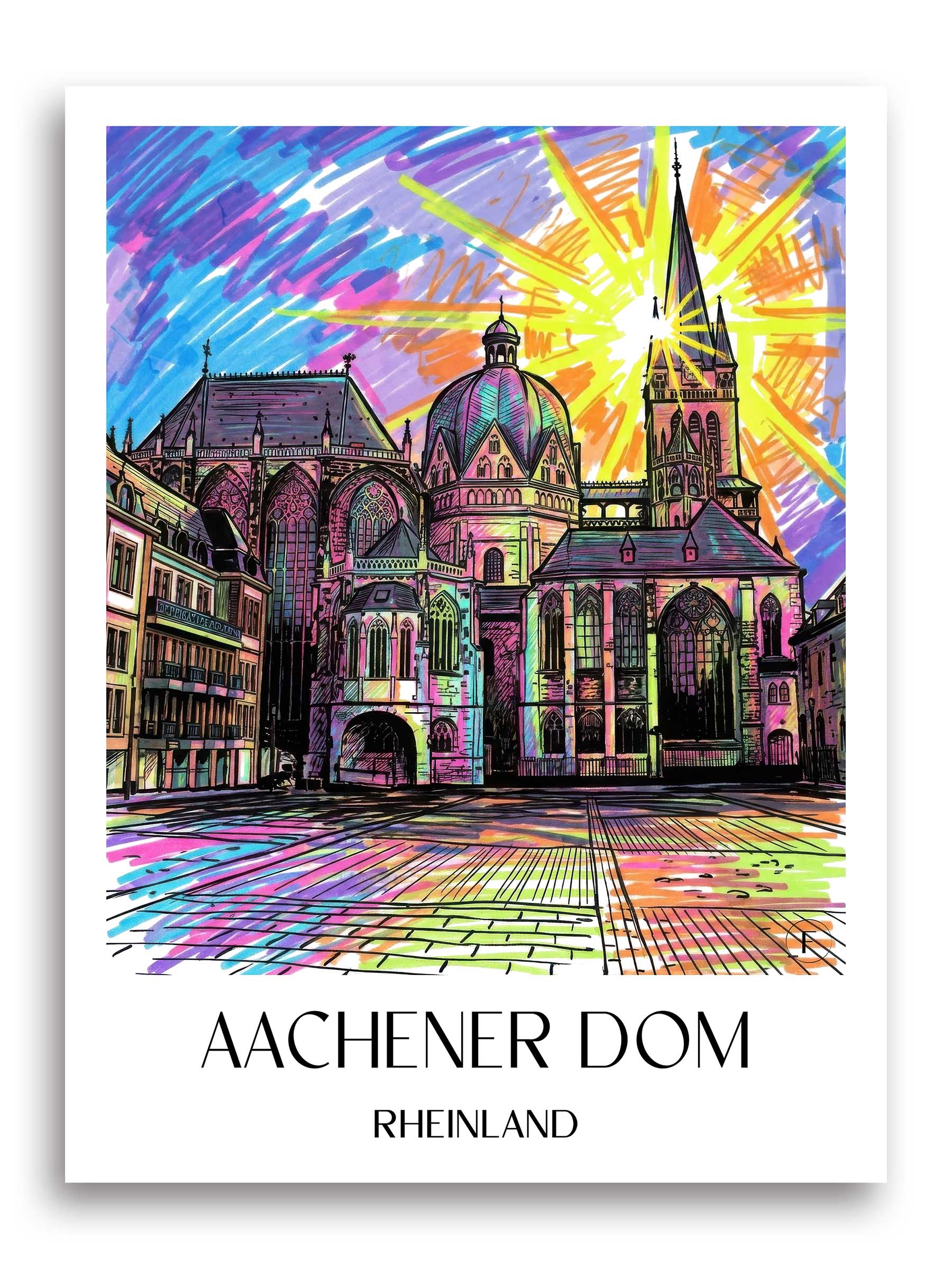 aachener-dom-rheinland-deutschland-poster-graffiti