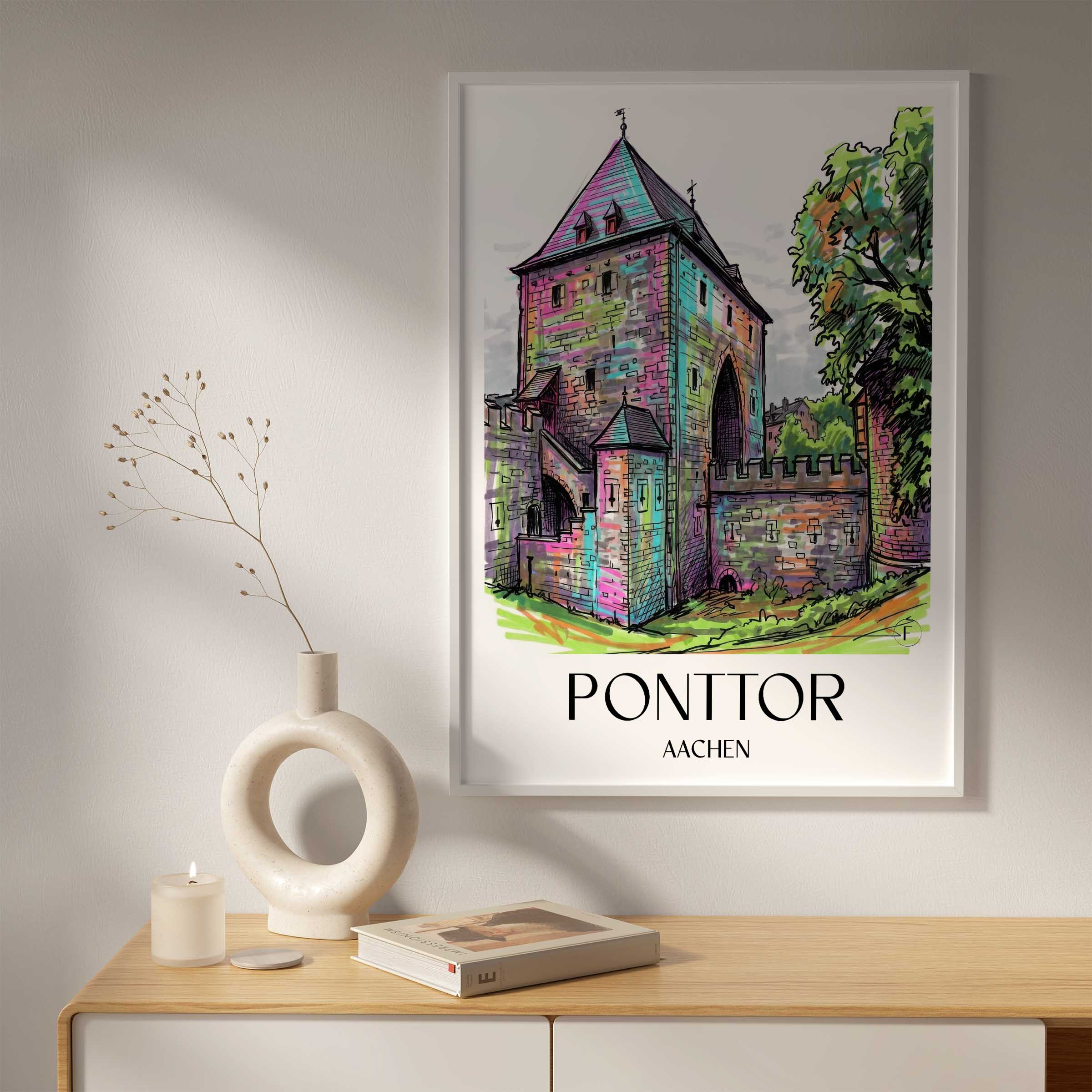 ponttor-aachen-deutschland-poster-graffiti