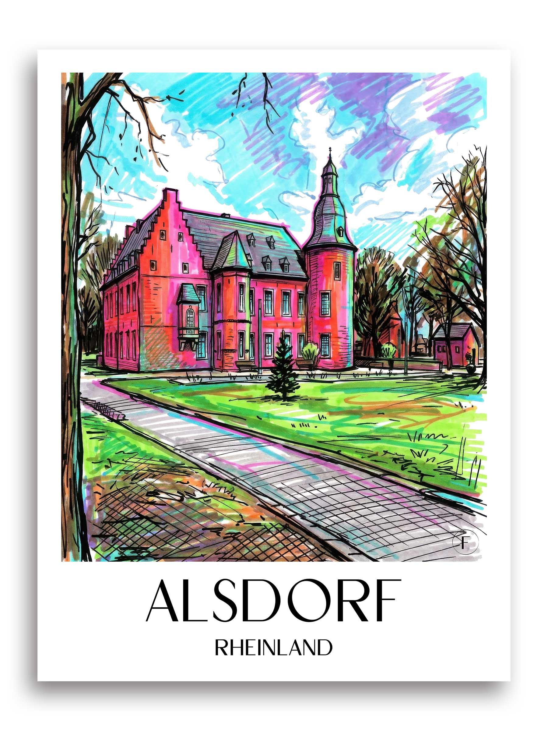 alsdorf-rheinland-deutschland-poster-graffiti