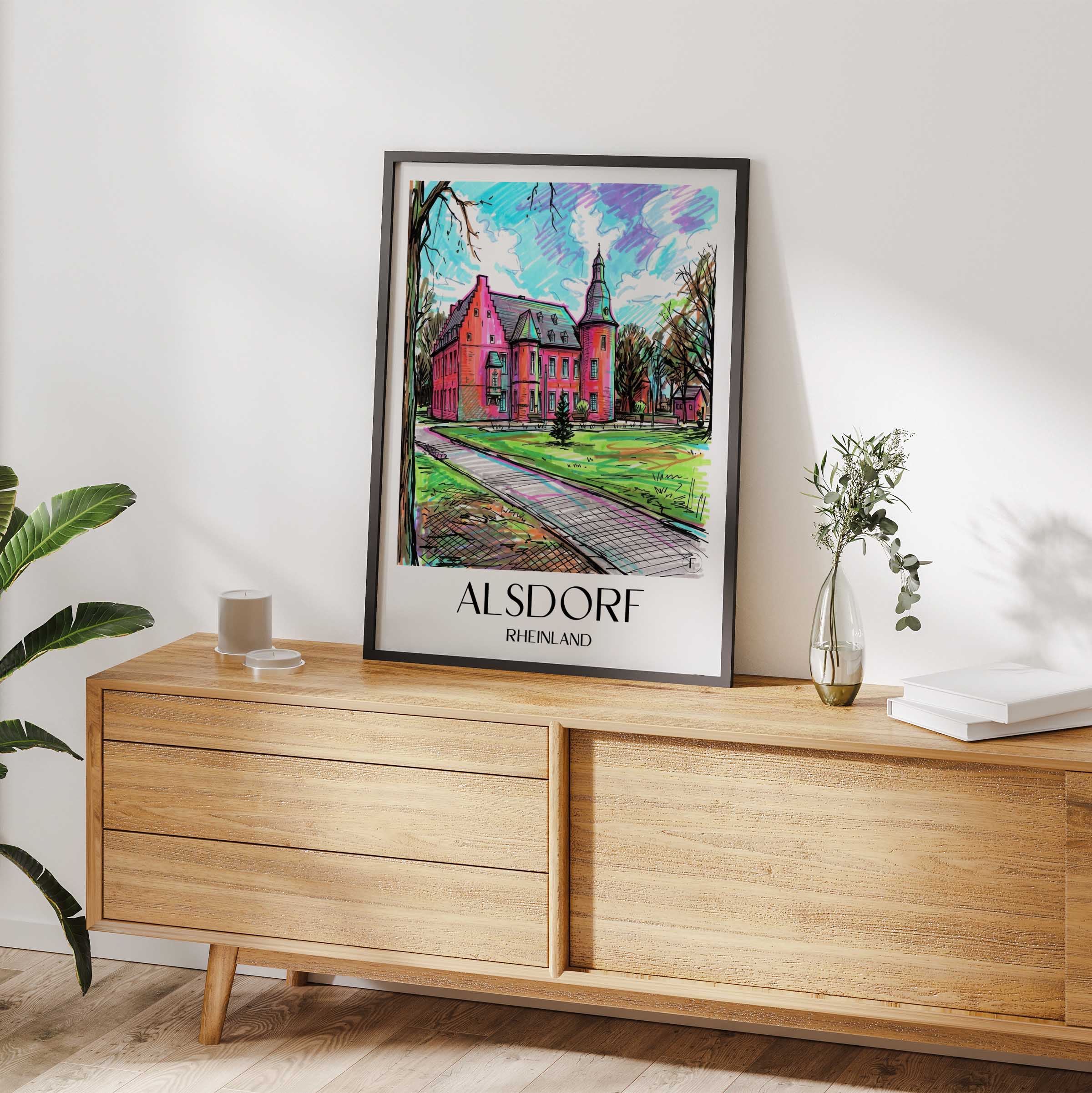 alsdorf-rheinland-deutschland-poster-graffiti