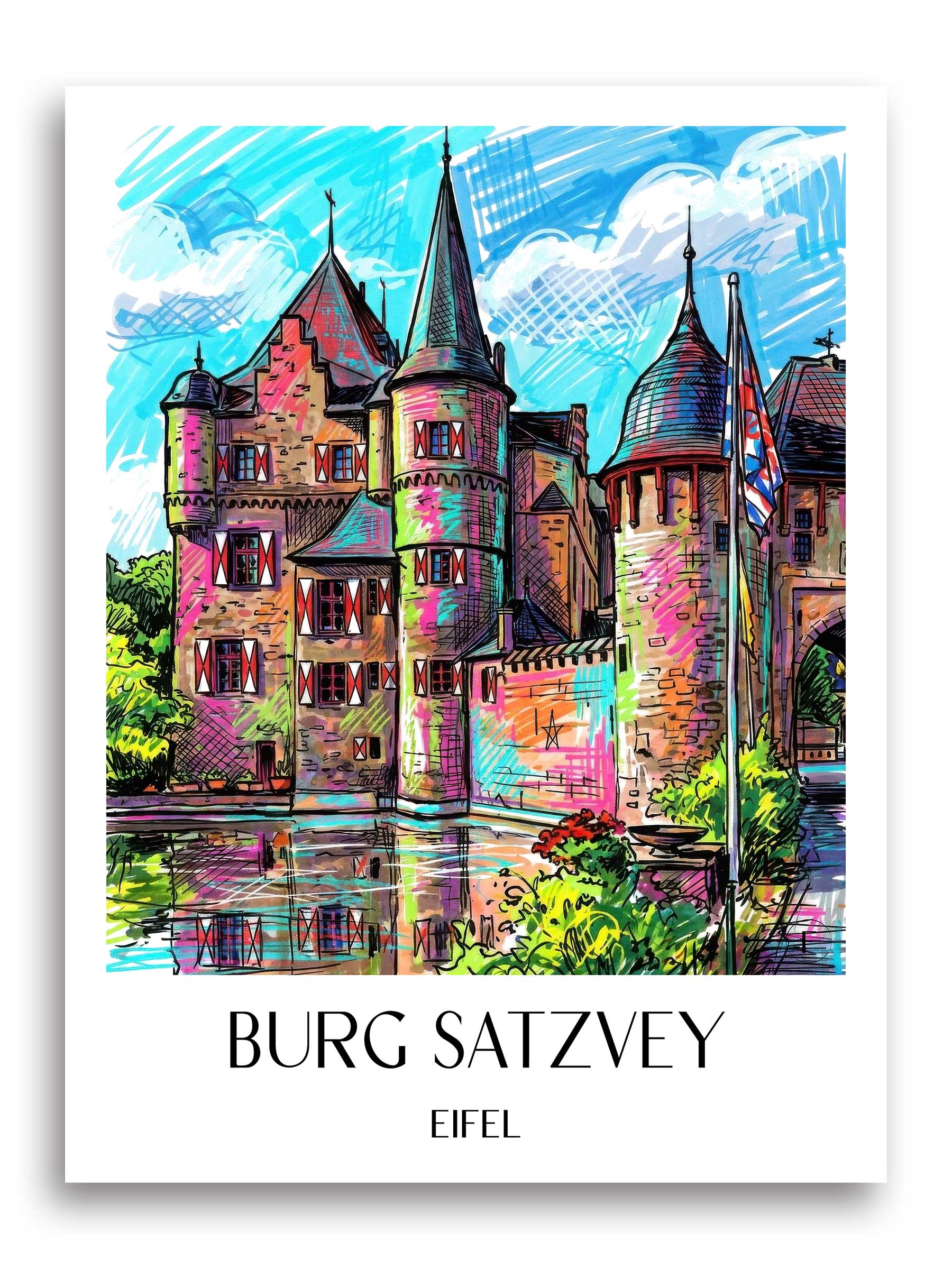 burg-satzvey-eifel-deutschland-poster-graffiti