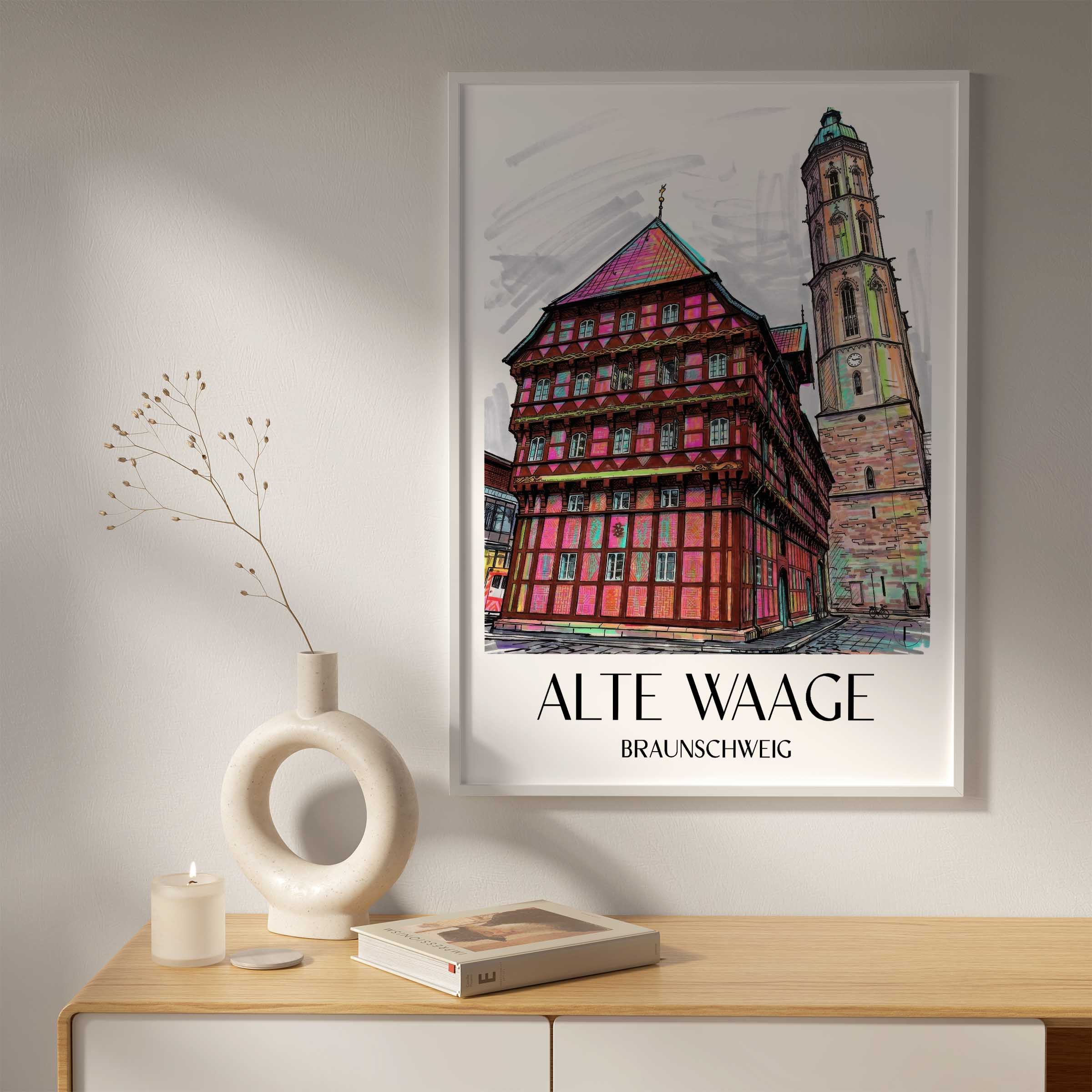 alte-waage-braunschweig-deutschland-poster-graffiti