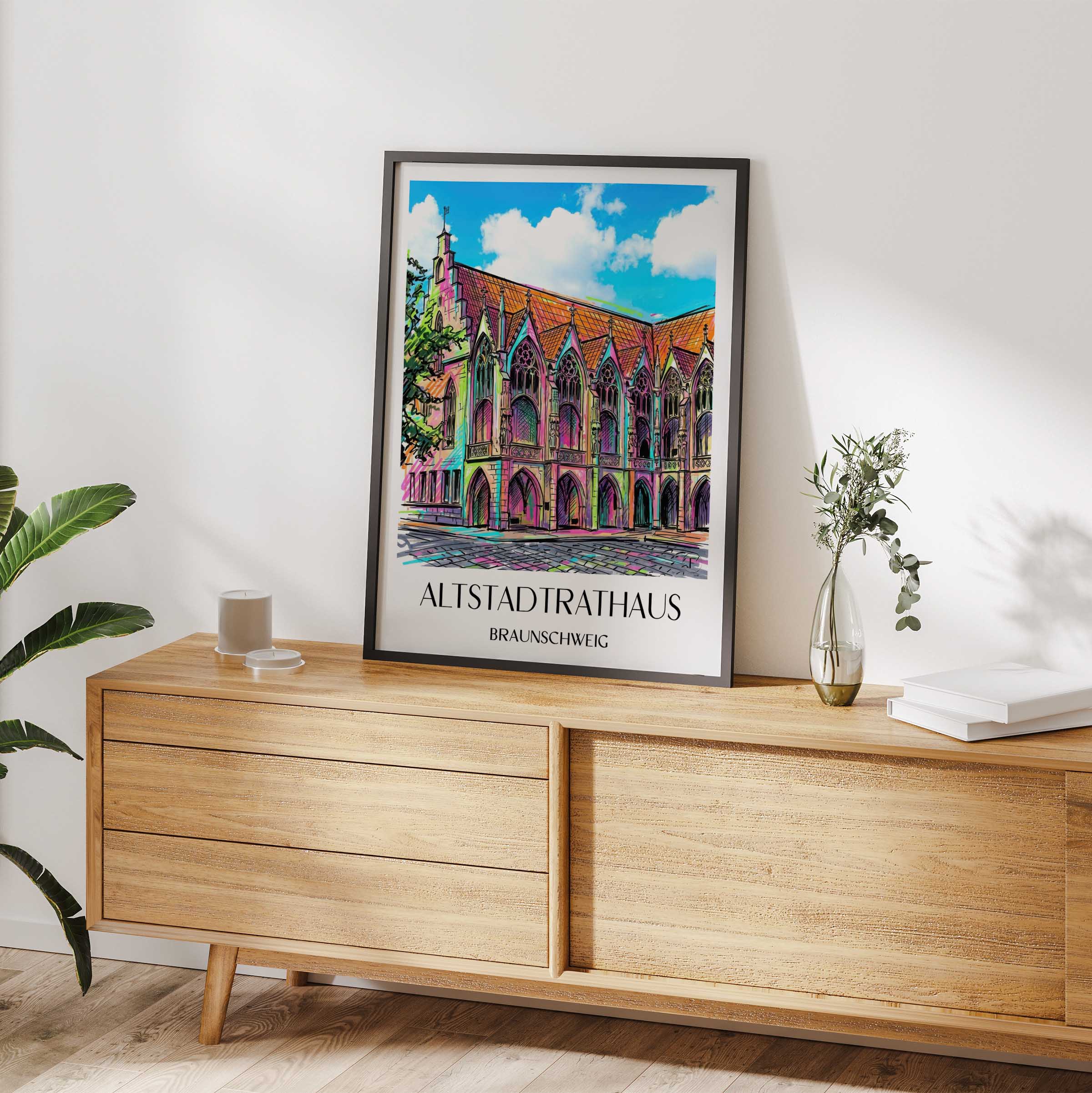 altstadtrathaus-braunschweig-deutschland-poster-graffiti