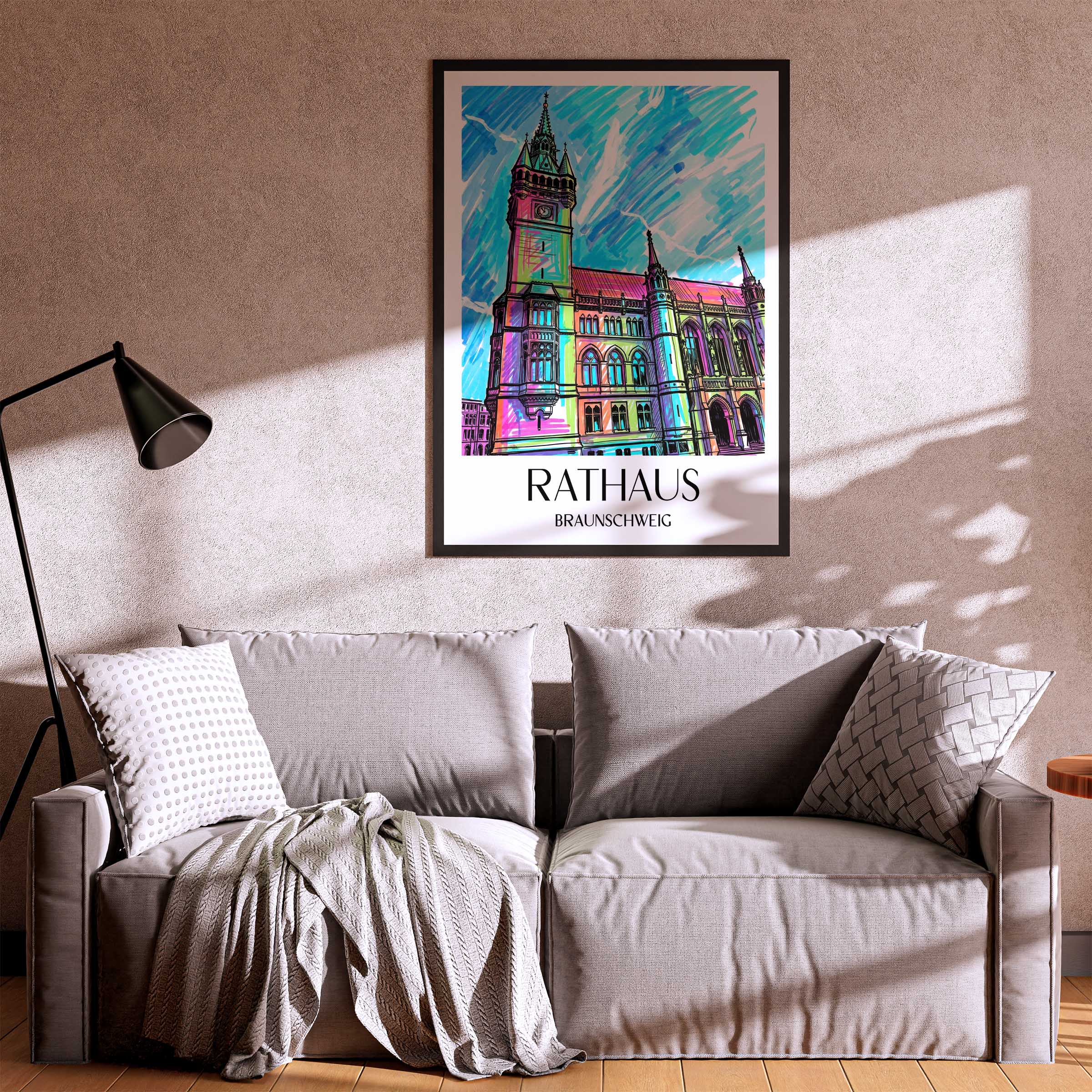 rathaus-braunschweig-deutschland-poster-graffiti