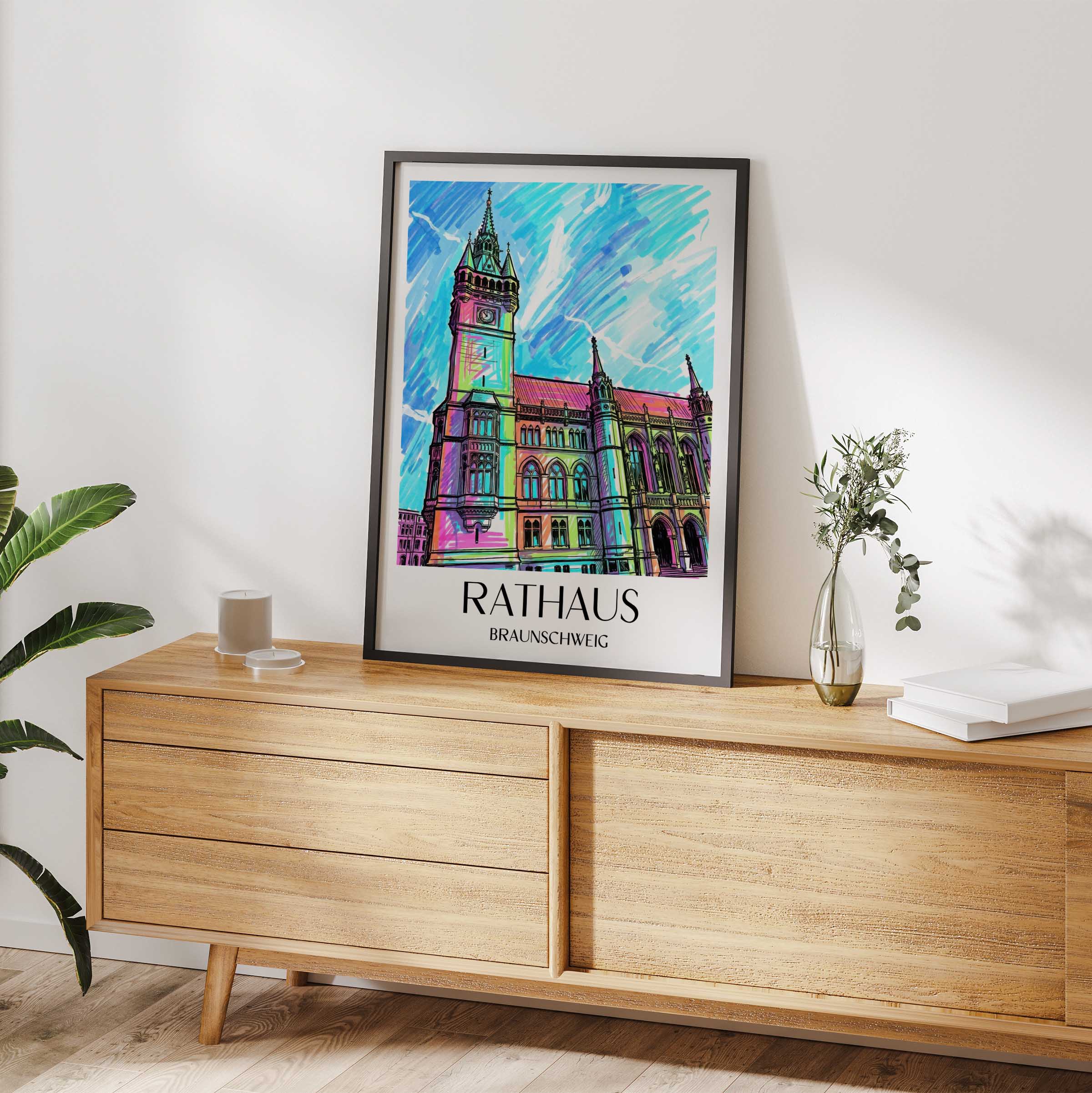 rathaus-braunschweig-deutschland-poster-graffiti
