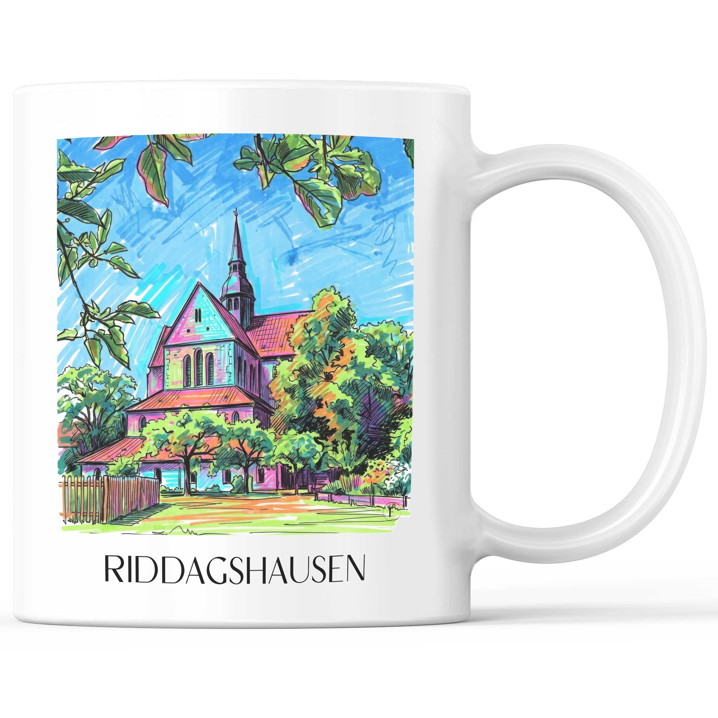 Riddagshausen Kaffeebecher - Braunschweig - Deutschland Becher - Kaffeetasse im Tag Graffiti Stil