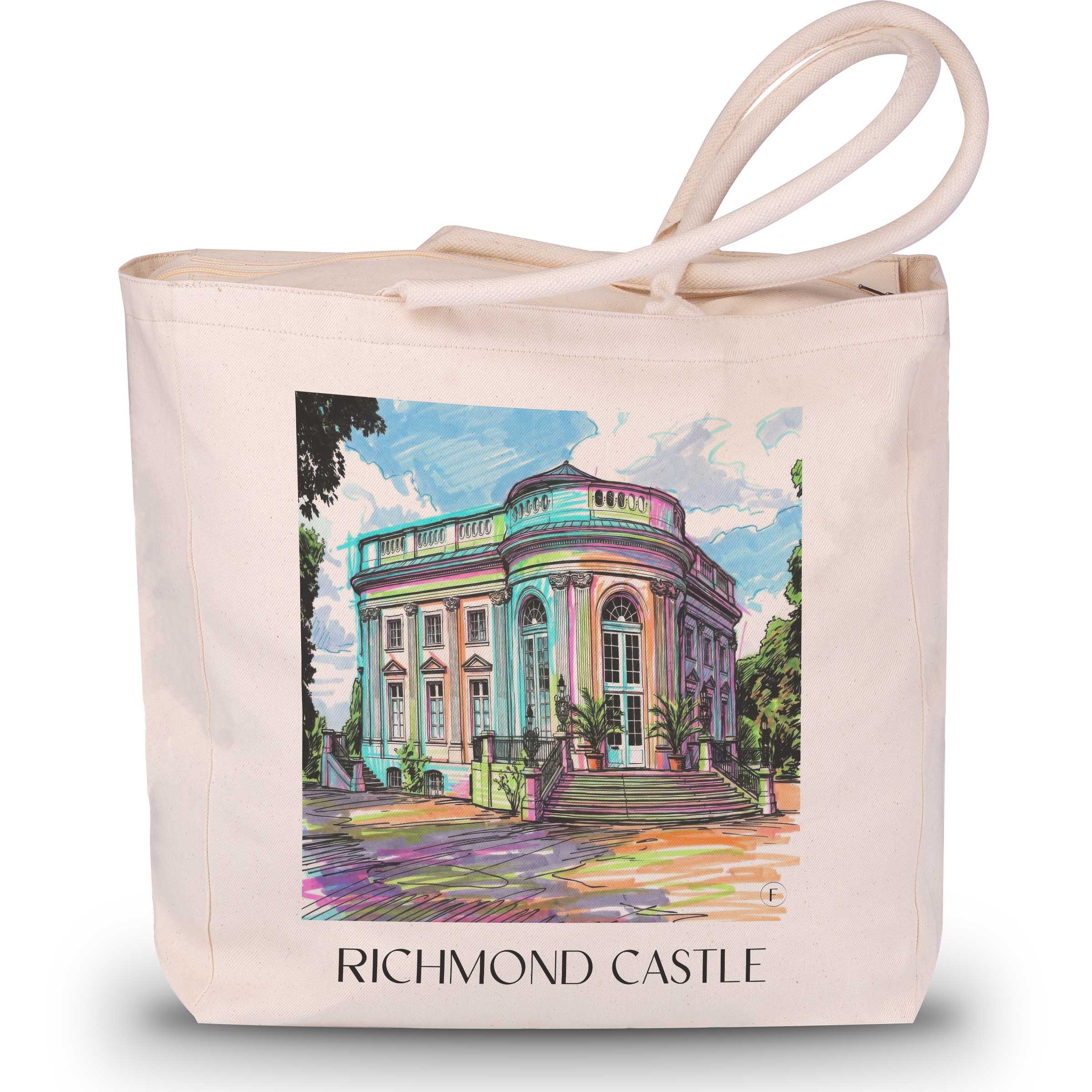 Schloss Richmond Shopping Tasche - Braunschweig - Deutschland Tote Bag - Einkaufstasche im Tag Graffiti Stil