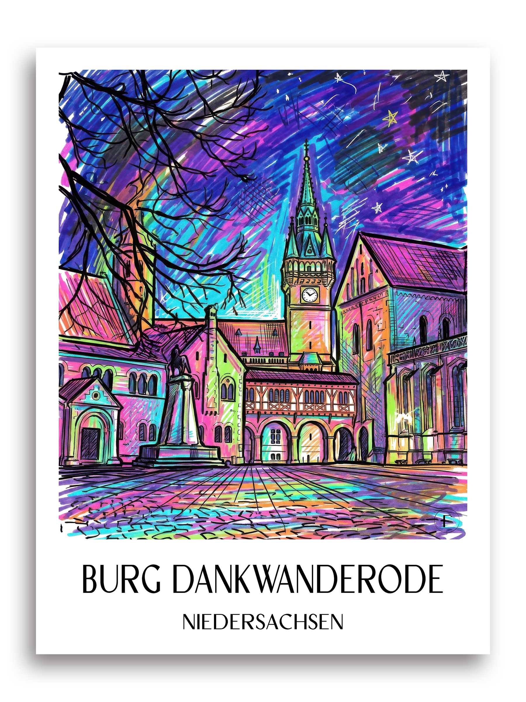 burg-dankwanderode-niedersachsen-deutschland-poster-graffiti