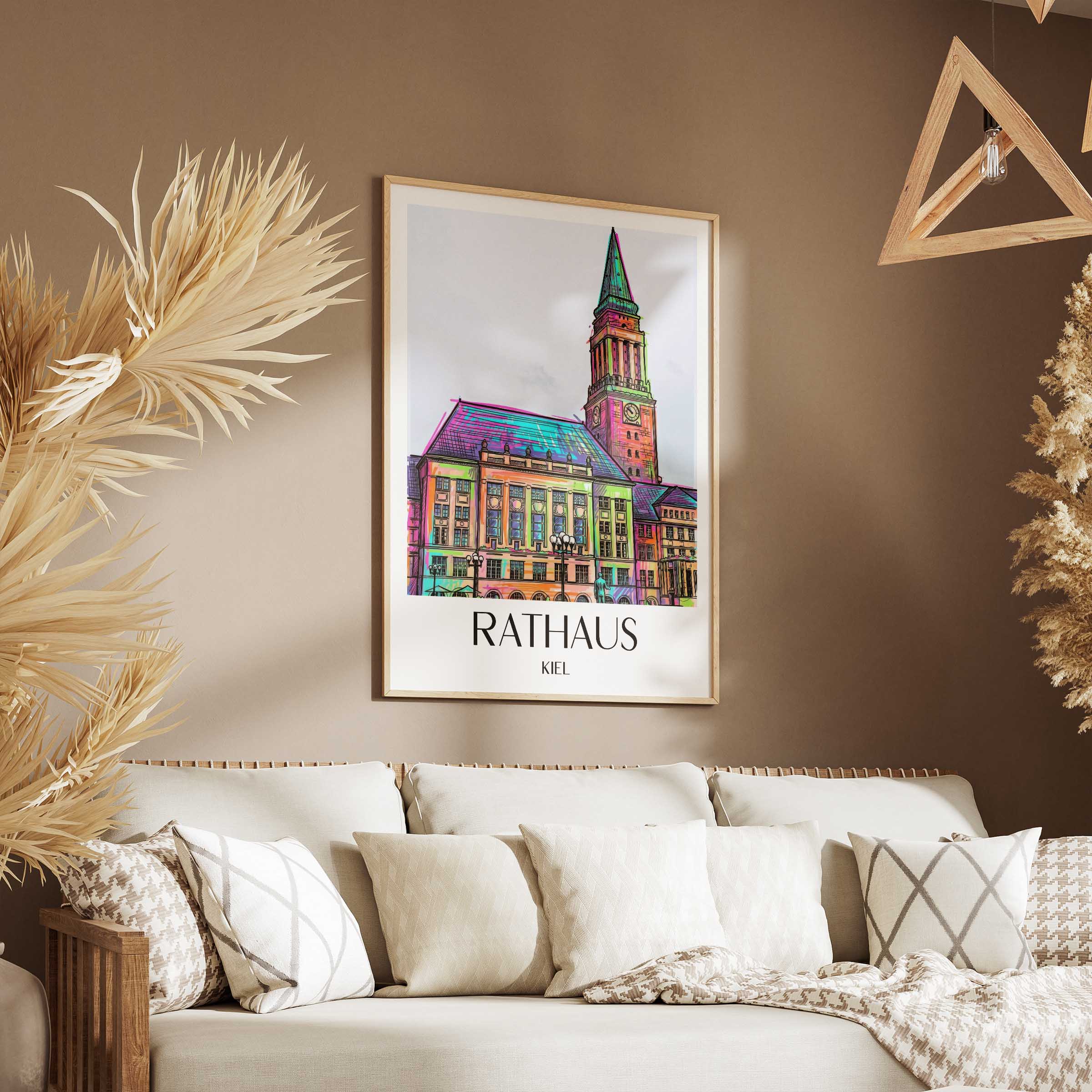 rathaus-kiel-deutschland-poster-graffiti