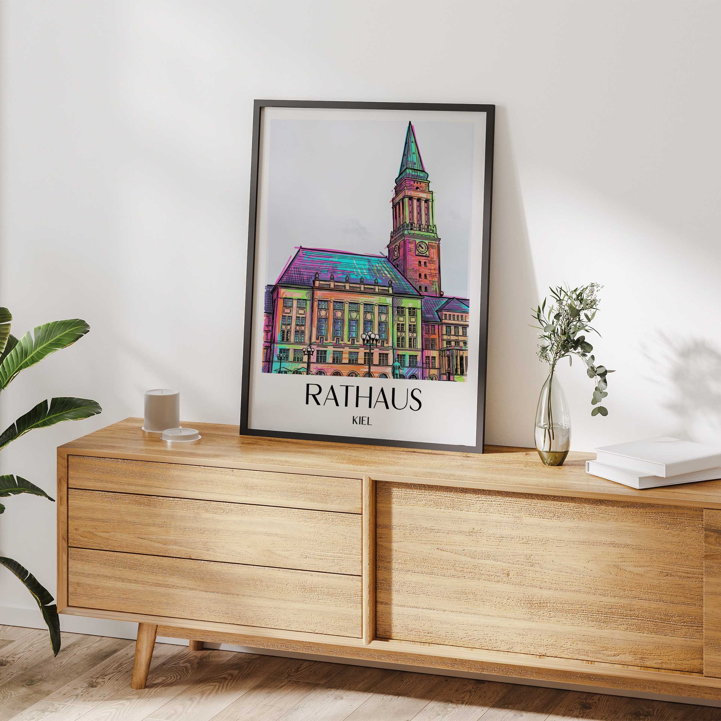 rathaus-kiel-deutschland-poster-graffiti