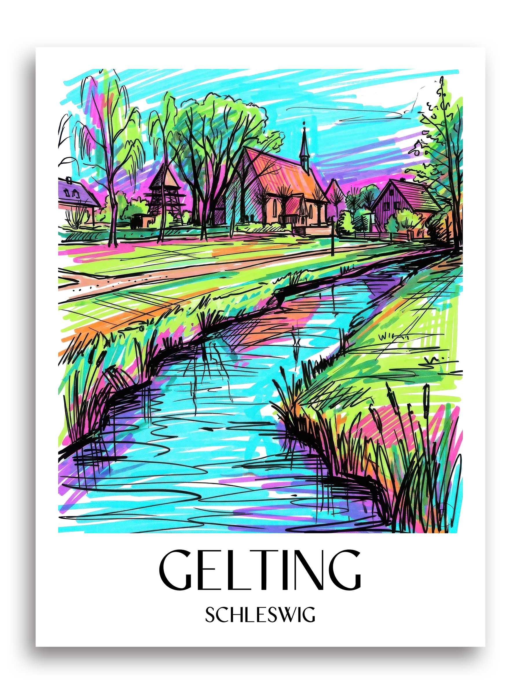 gelting-schleswig-deutschland-poster-graffiti