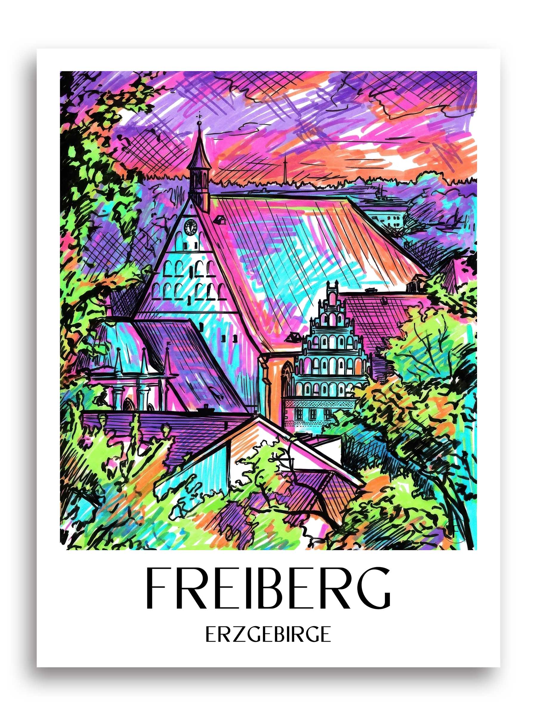 freiberg-erzgebirge-deutschland-poster-graffiti
