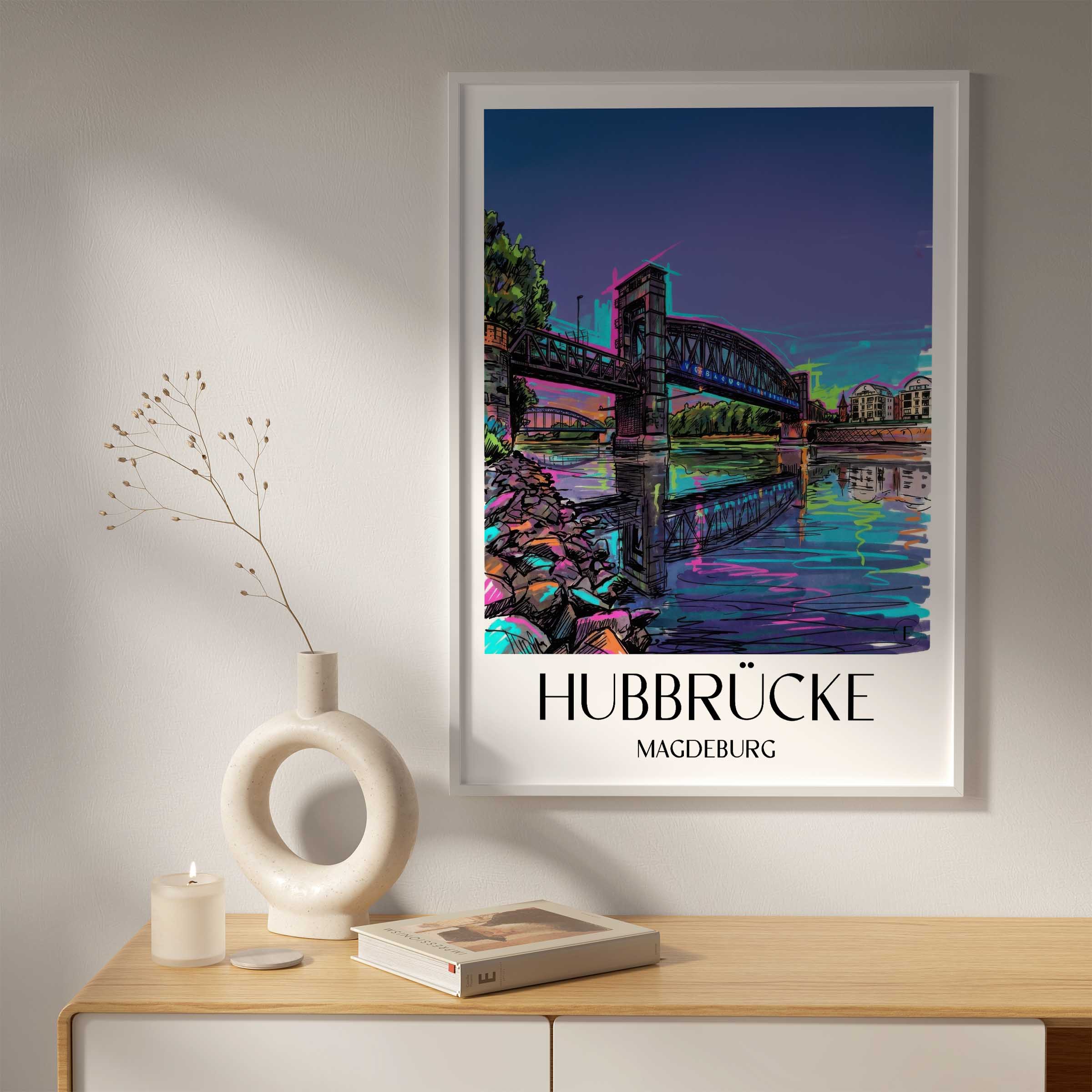 hubbrücke-magdeburg-deutschland-poster-graffiti