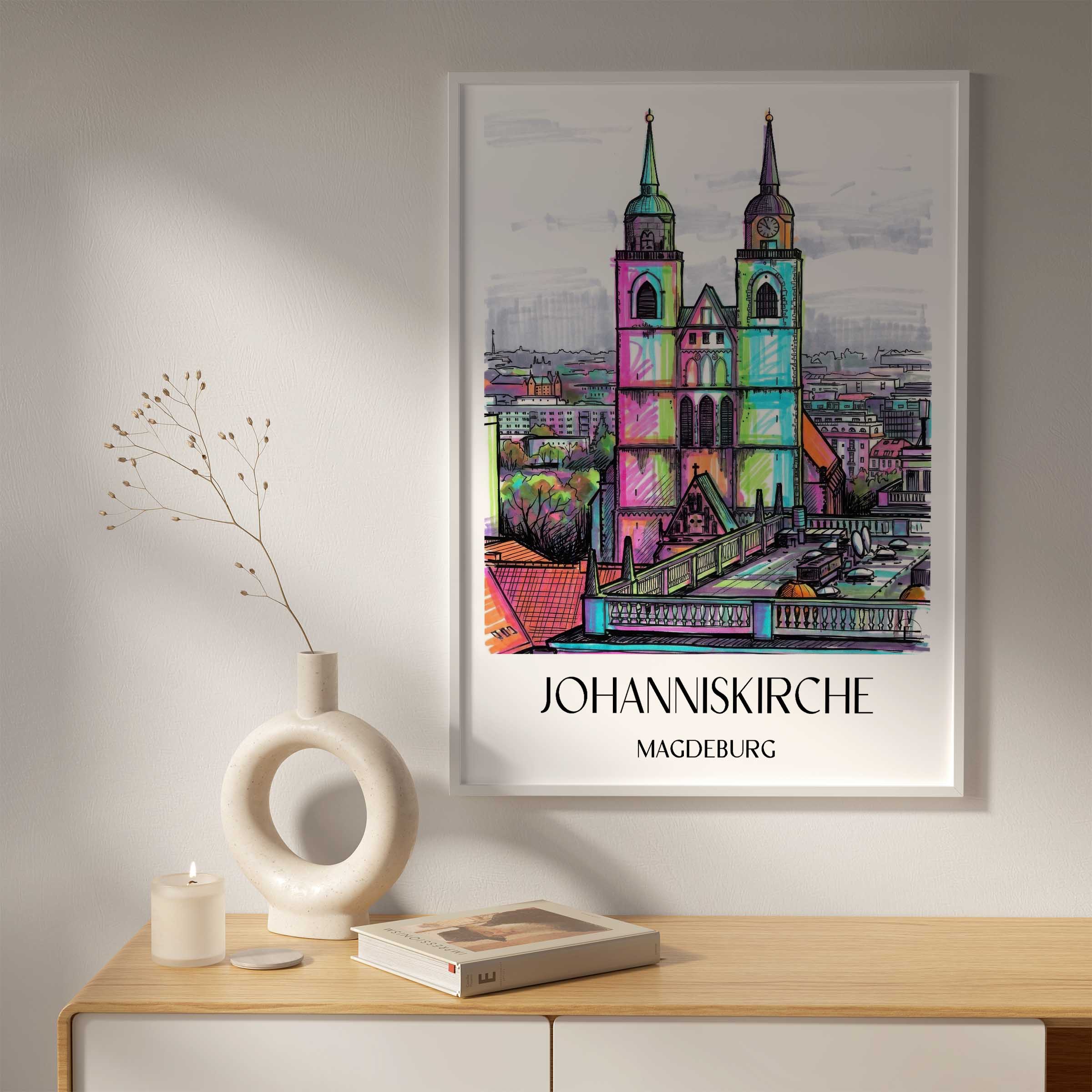johanniskirche-magdeburg-deutschland-poster-graffiti