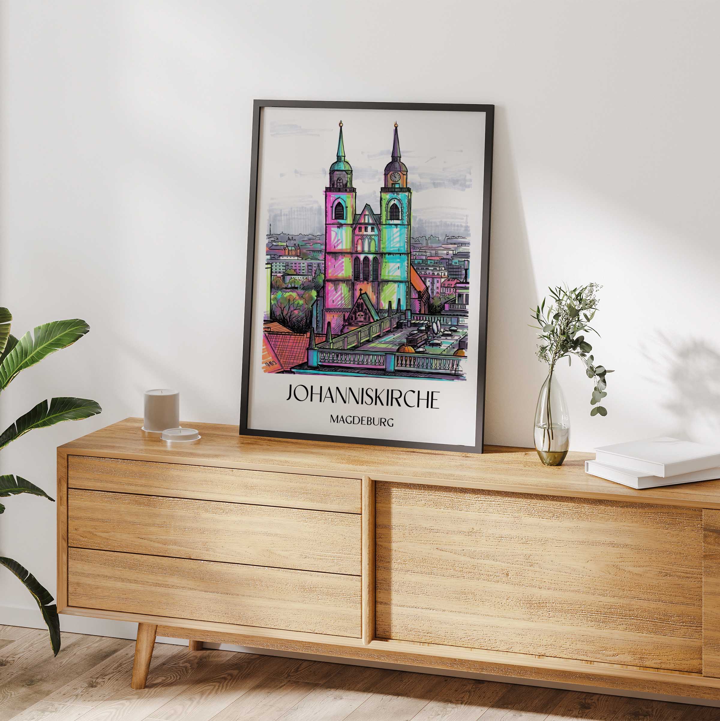 johanniskirche-magdeburg-deutschland-poster-graffiti