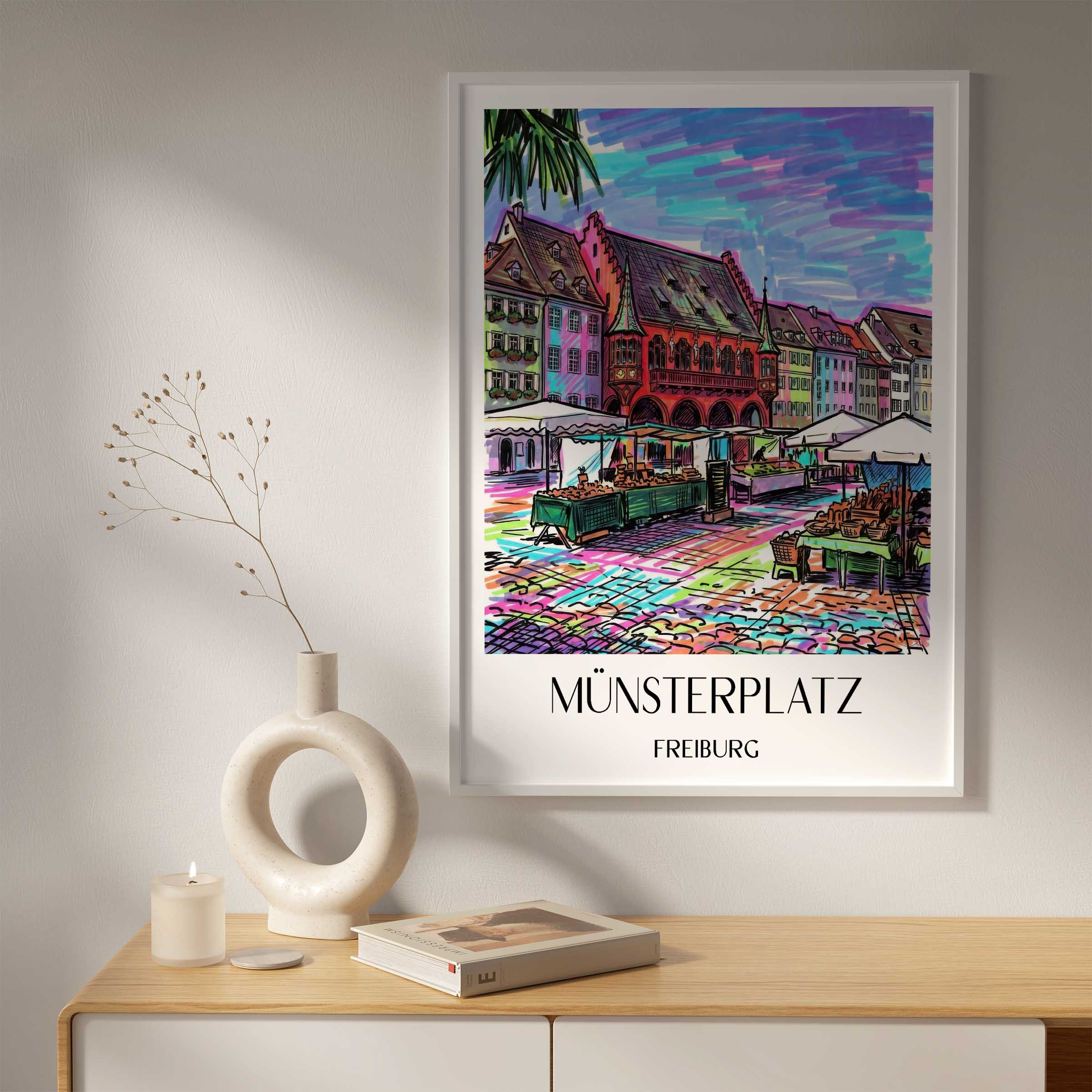 münsterplatz-freiburg-deutschland-poster-graffiti