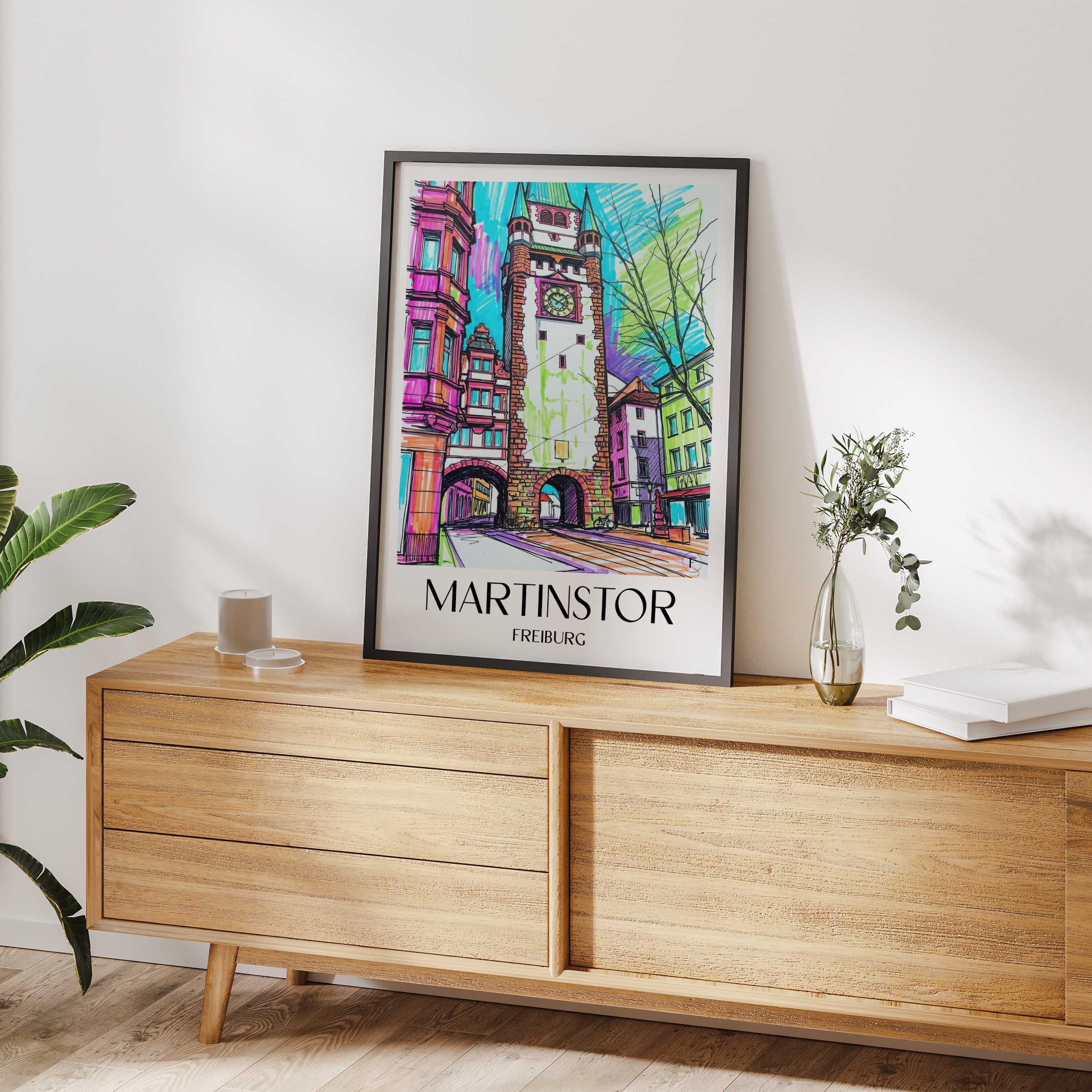 martinstor-freiburg-deutschland-poster-graffiti