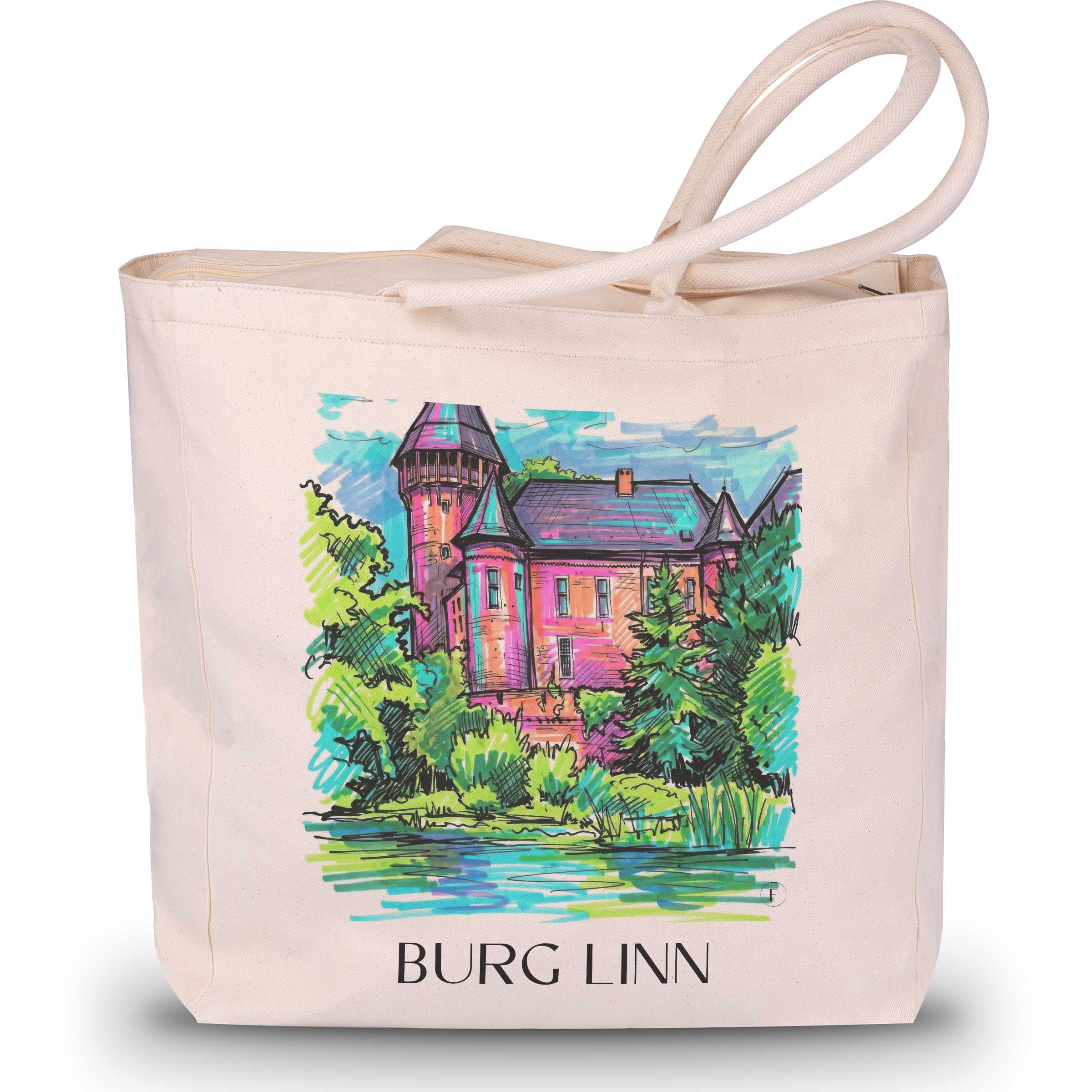 burg-linn-krefeld-deutschland-einkaufstasche-graffiti