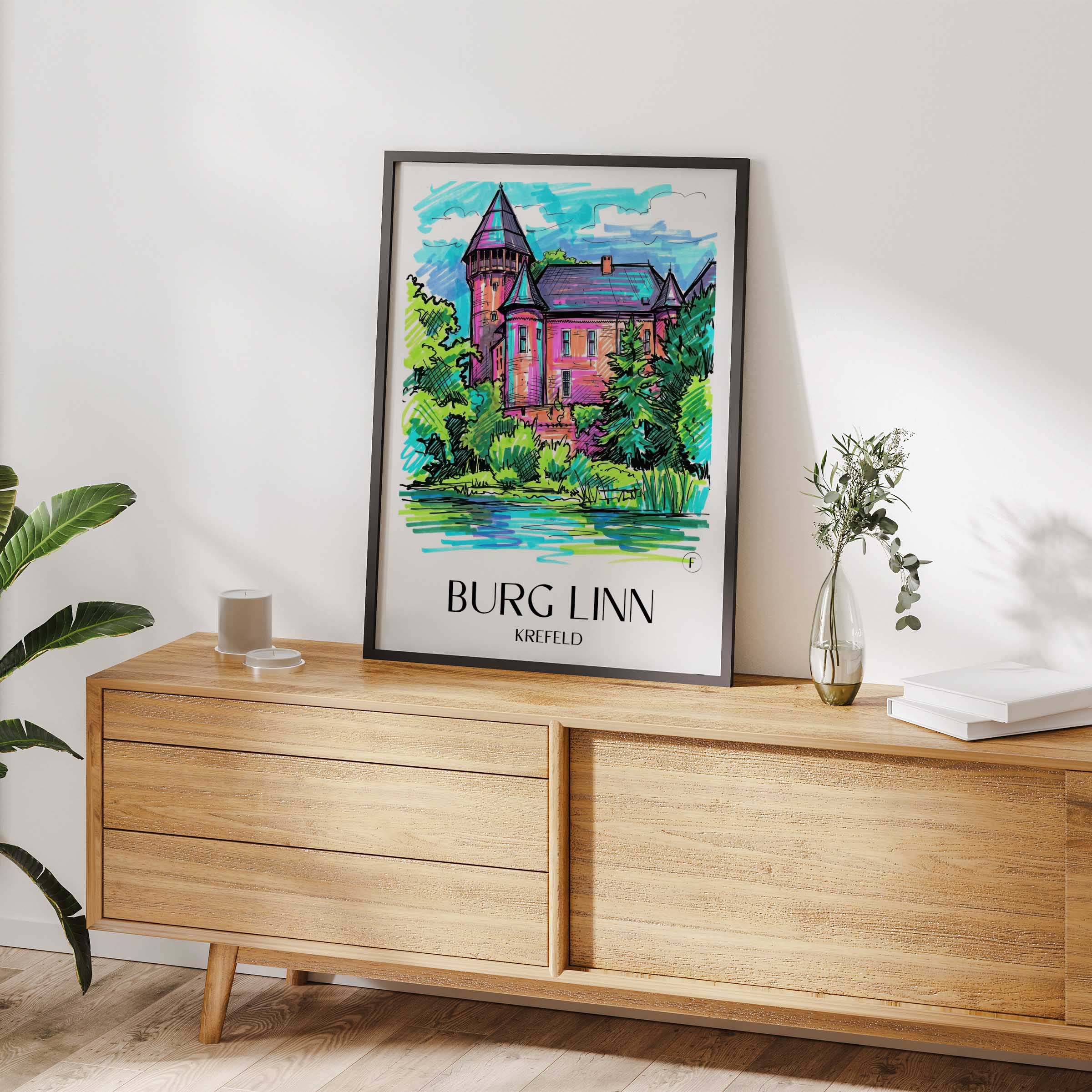 burg-linn-krefeld-deutschland-poster-graffiti