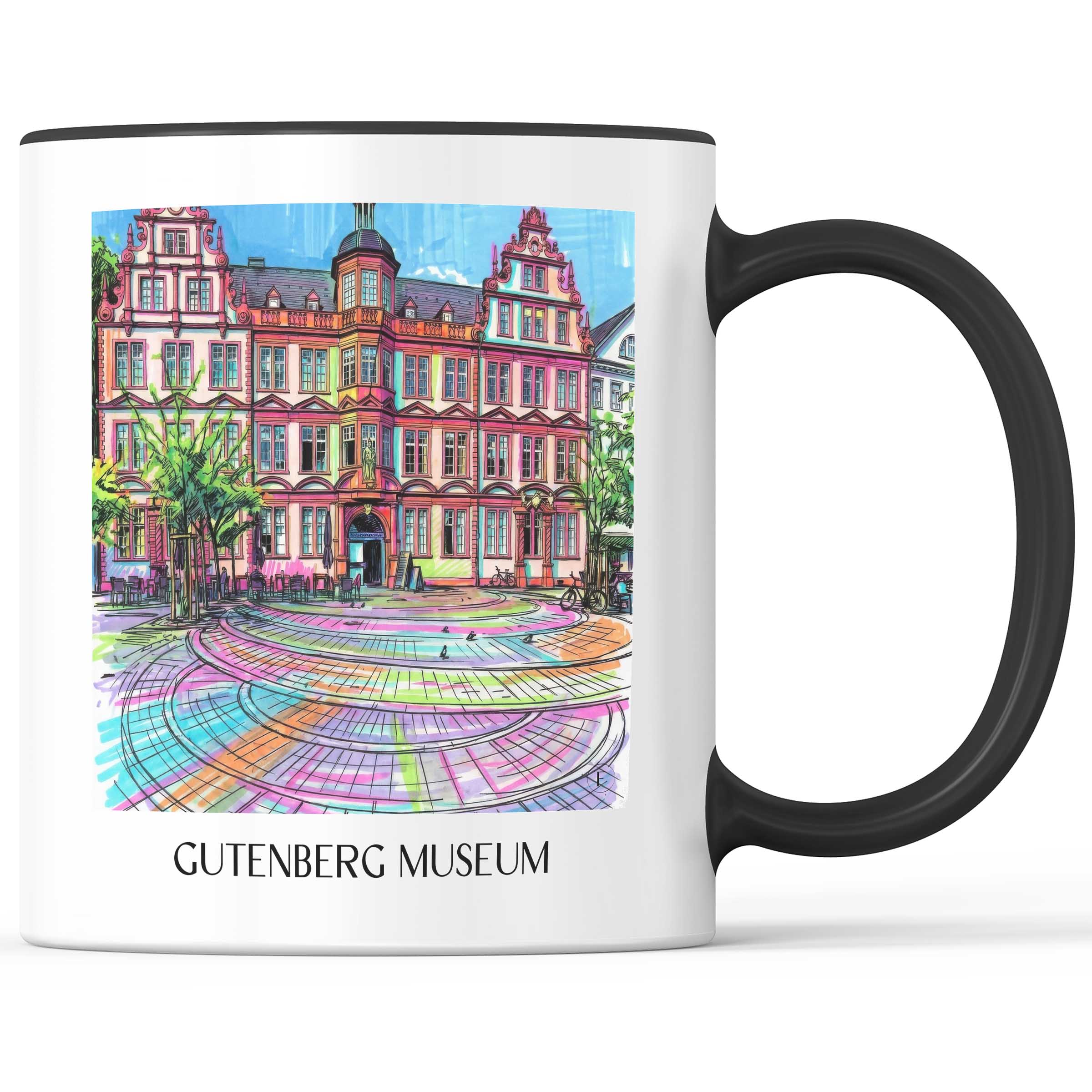gutenberg-museum-mainz-deutschland-kaffeebecher-graffiti
