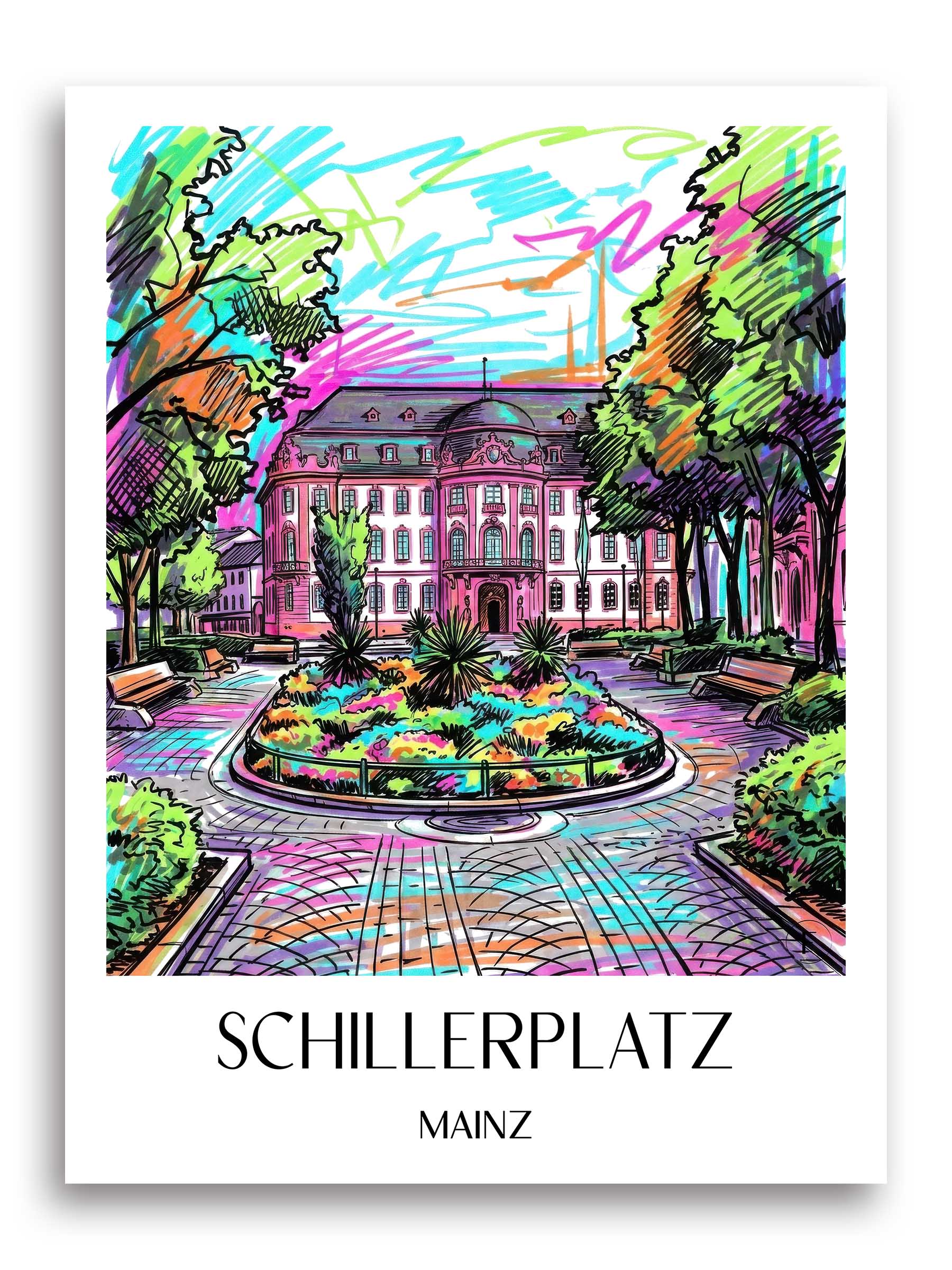 schillerplatz-mainz-deutschland-poster-graffiti