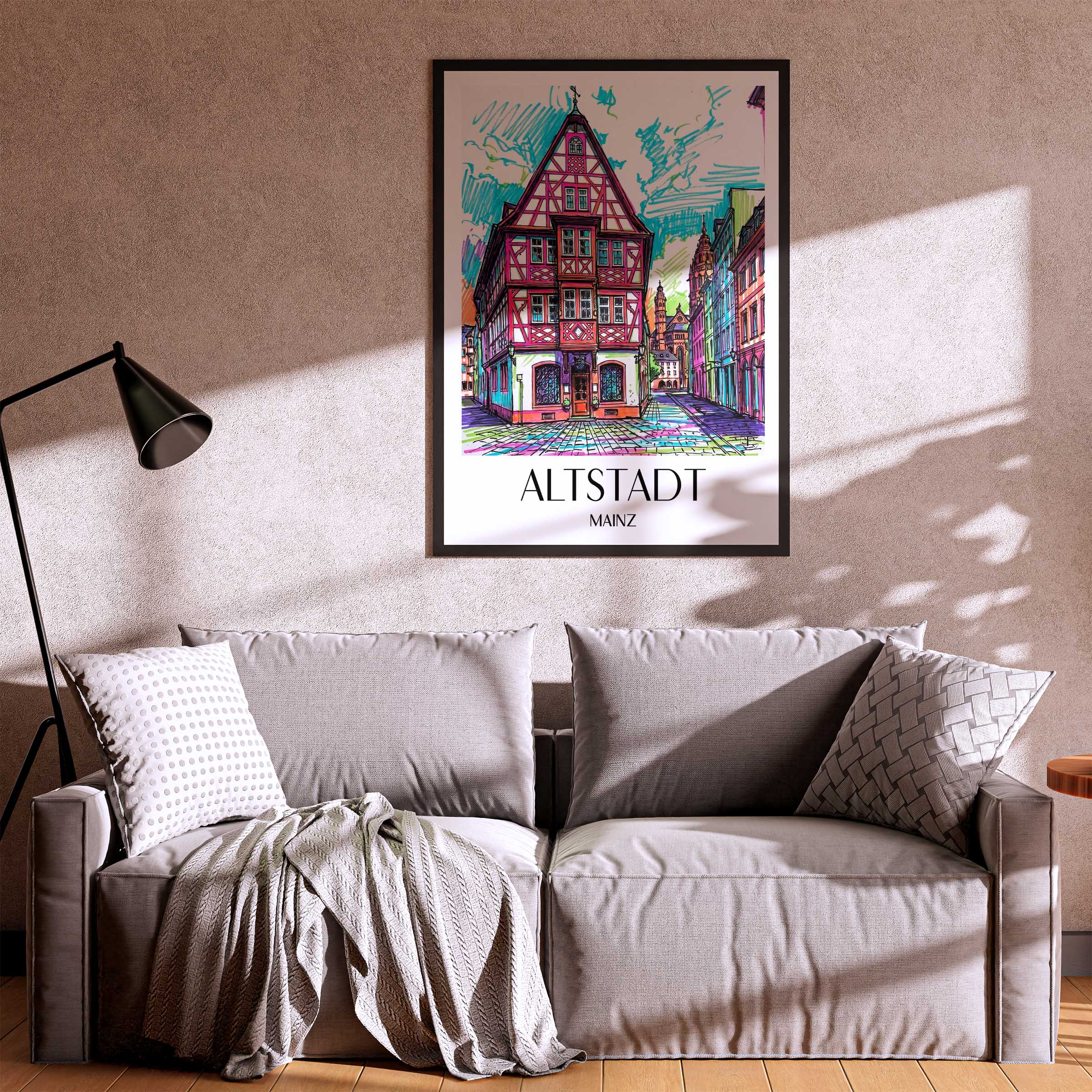 altstadt-mainz-deutschland-poster-graffiti