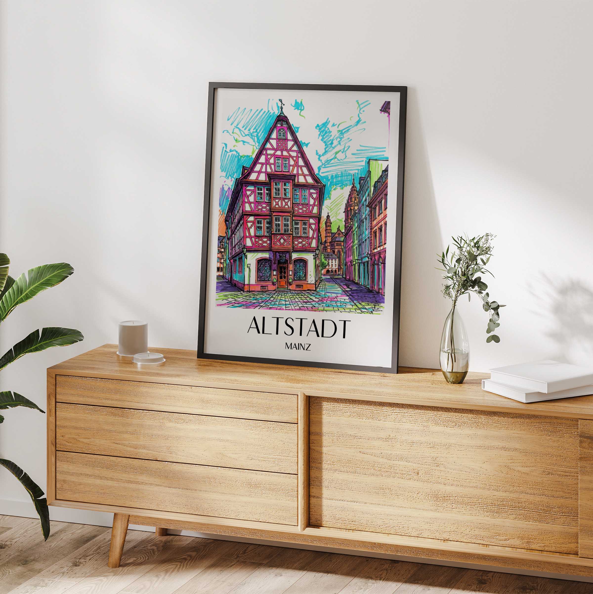 altstadt-mainz-deutschland-poster-graffiti