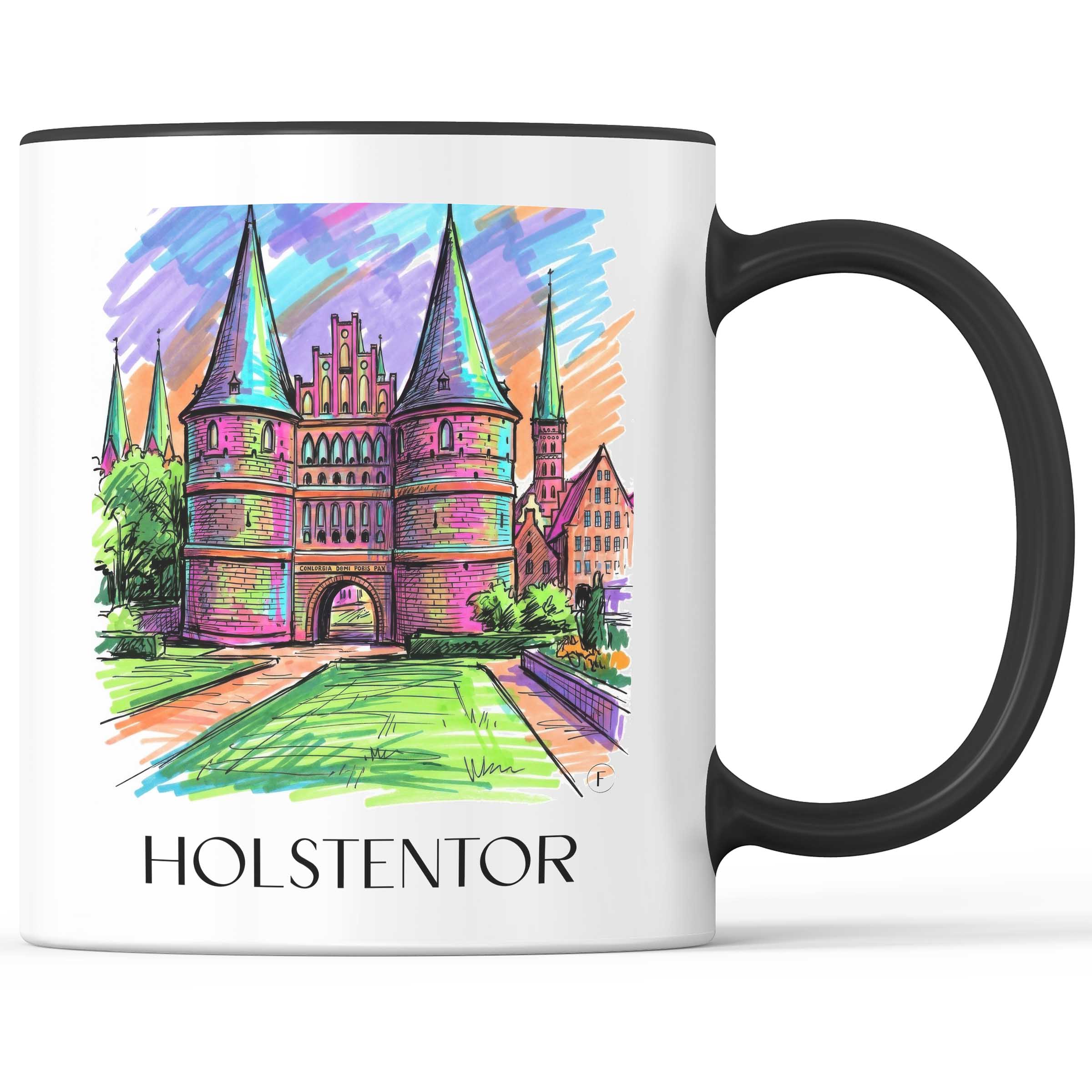 holstentor-lübeck-deutschland-kaffeebecher-graffiti