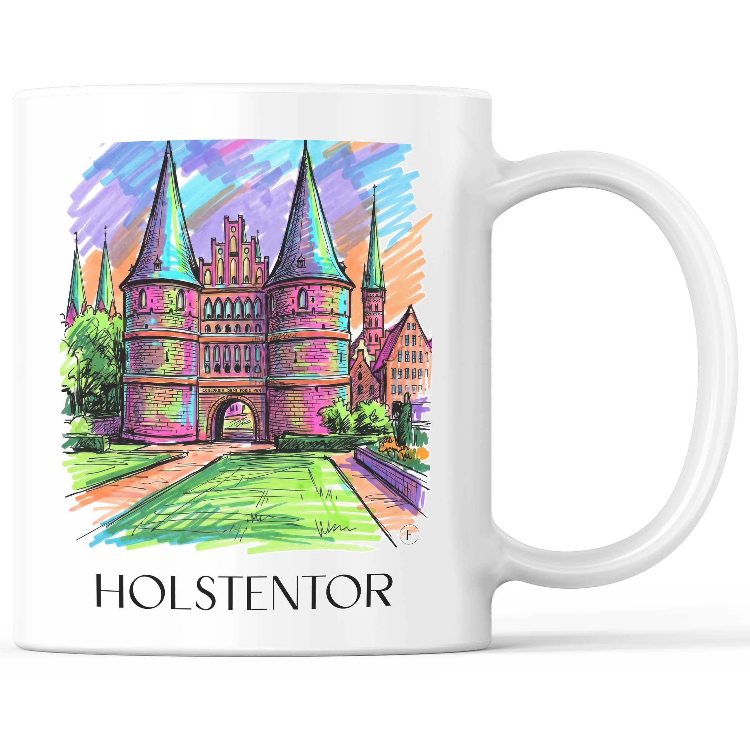holstentor-lübeck-deutschland-kaffeebecher-graffiti