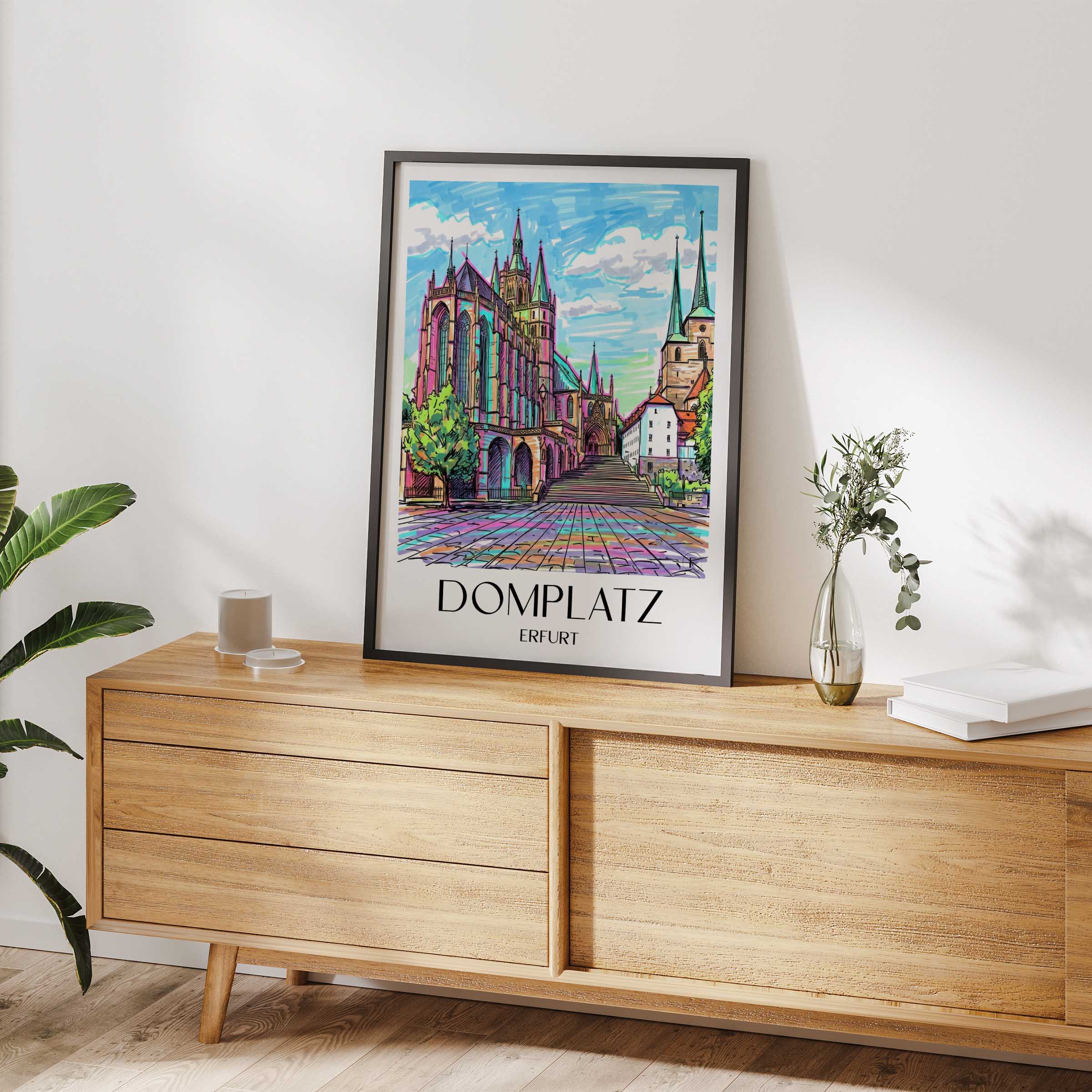 domplatz-erfurt-deutschland-poster-graffiti