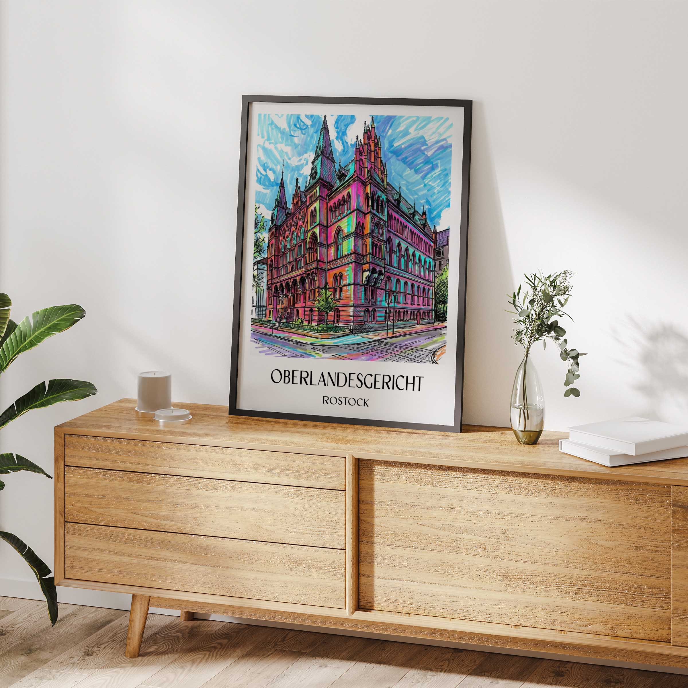 oberlandesgericht-rostock-deutschland-poster-graffiti